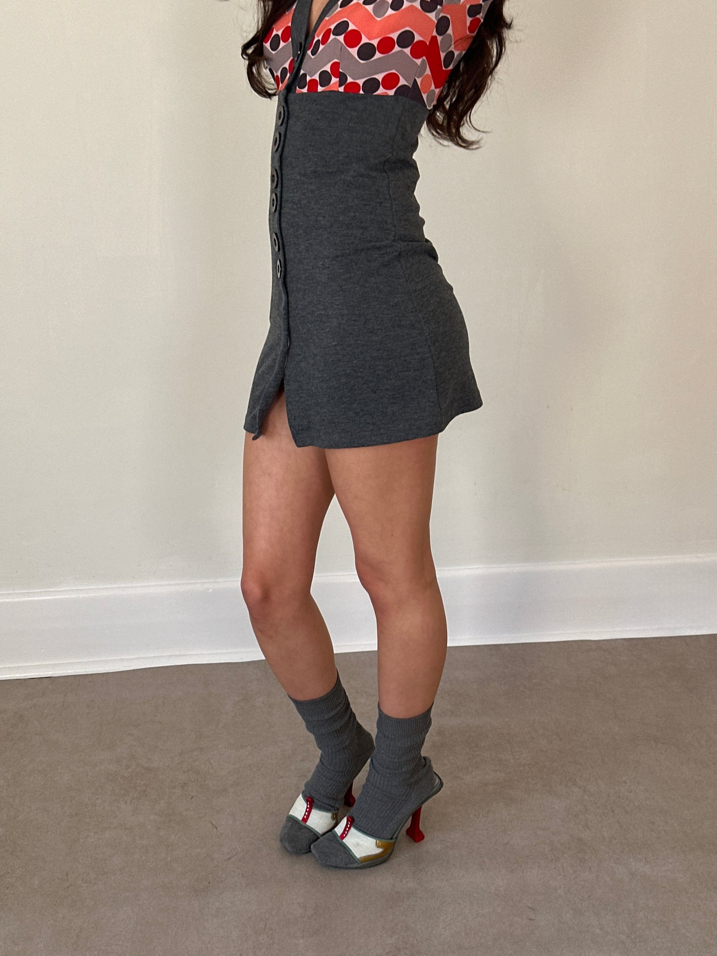 2000s polka dot top