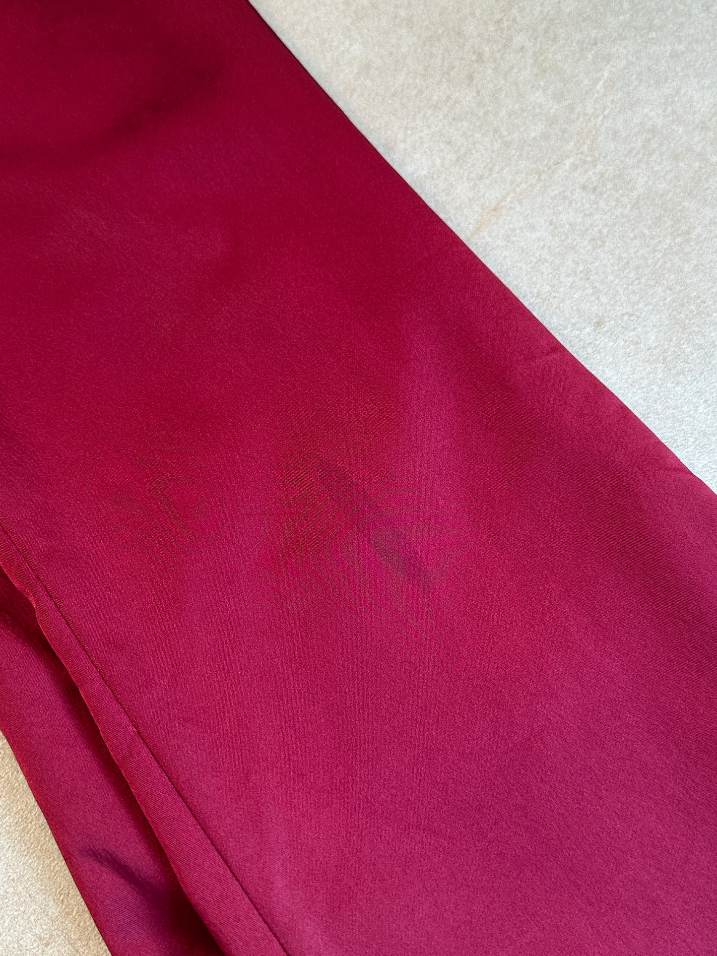 2000s italian satin trousers in wine