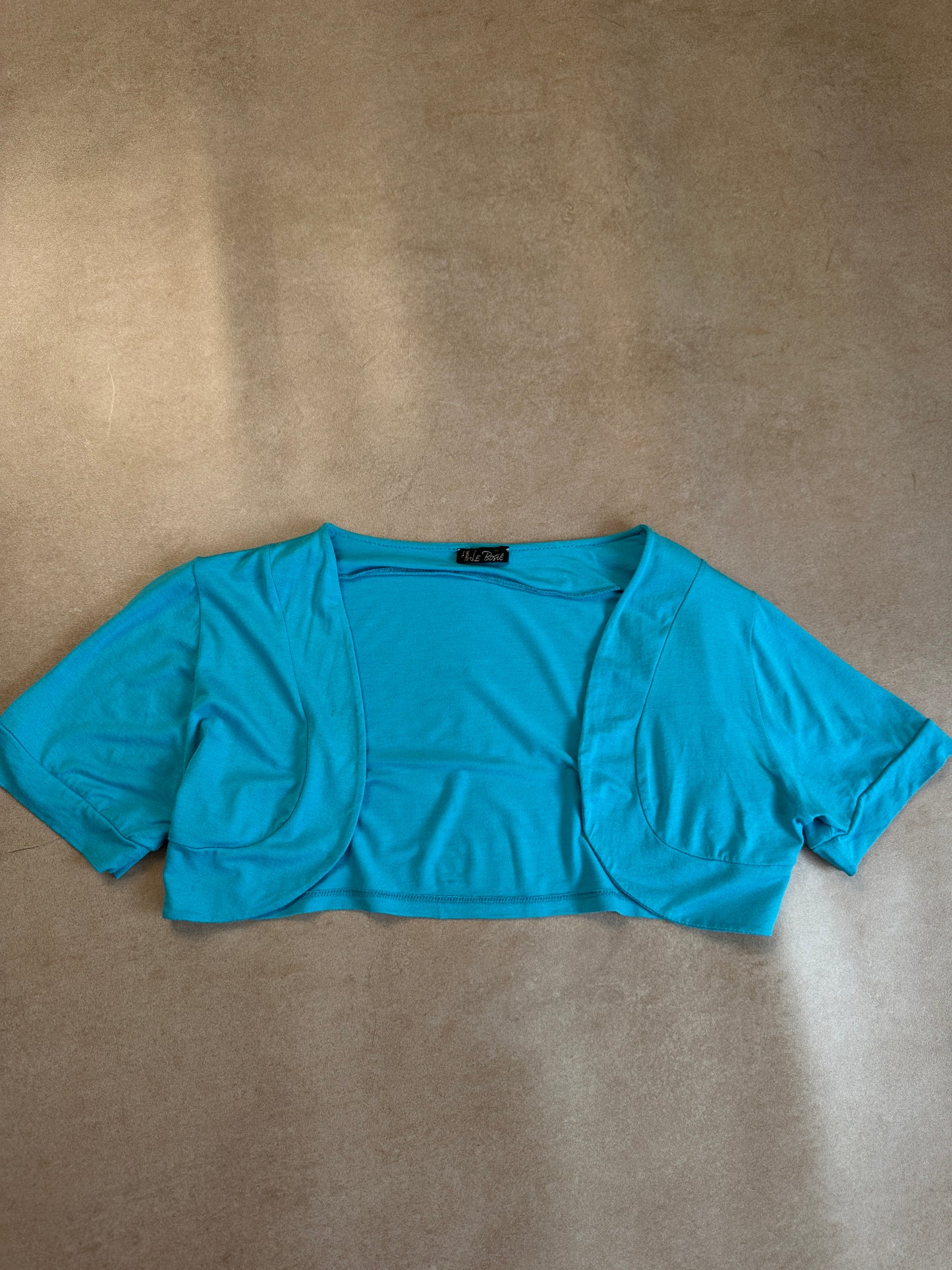 90s italian turqiouse bolero