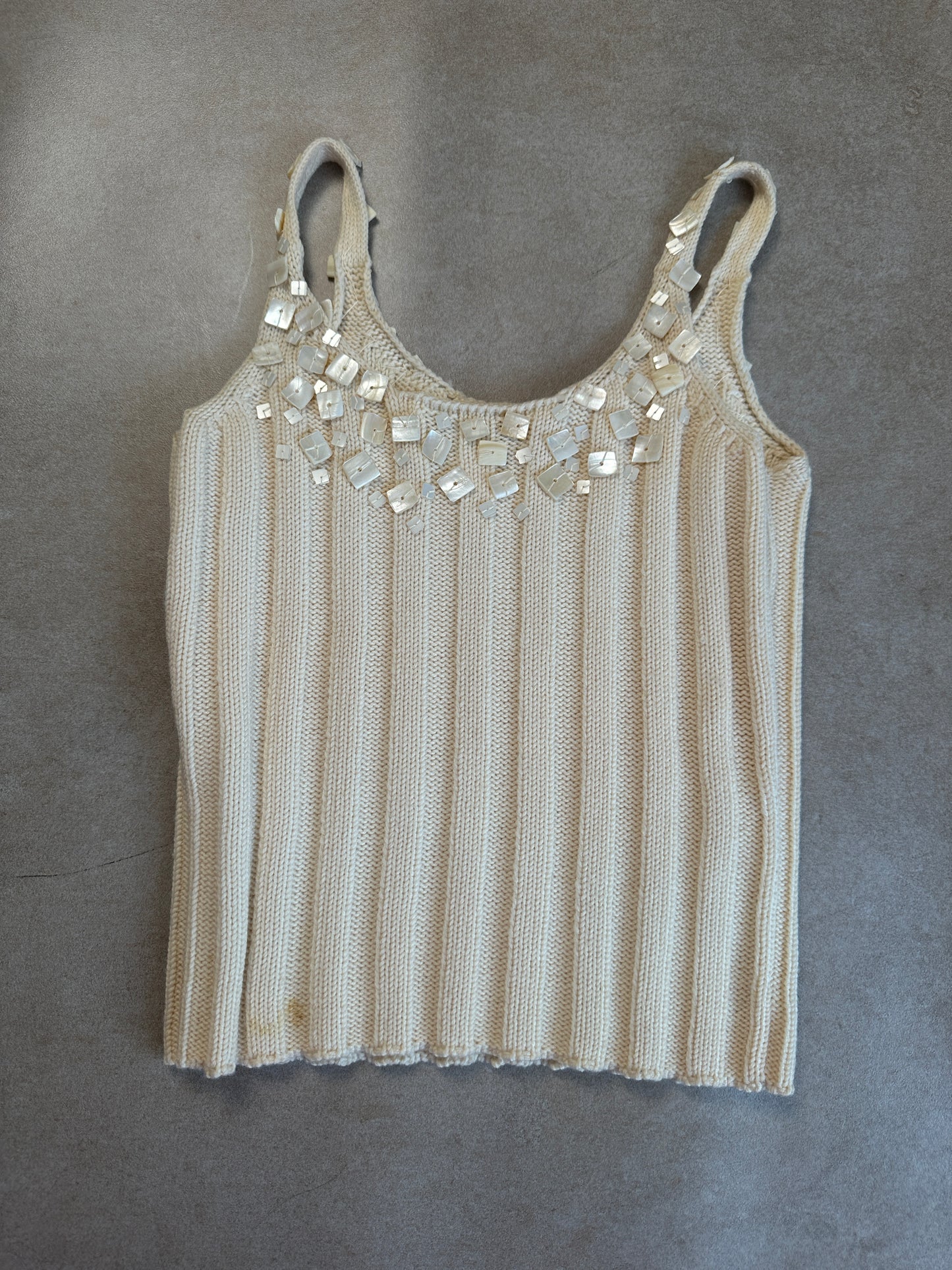 (rare) 90s gianni versace pearl top