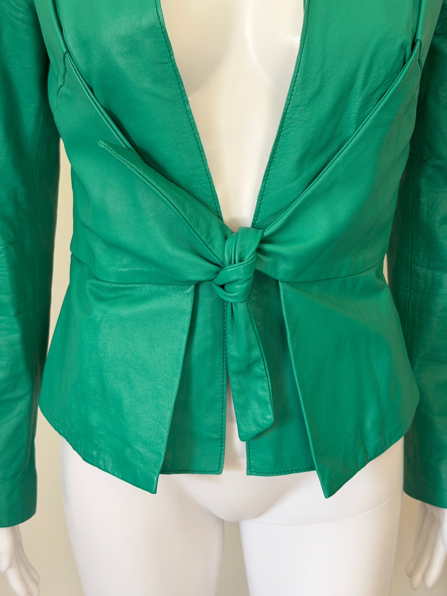 90s annarita italian leather jacket