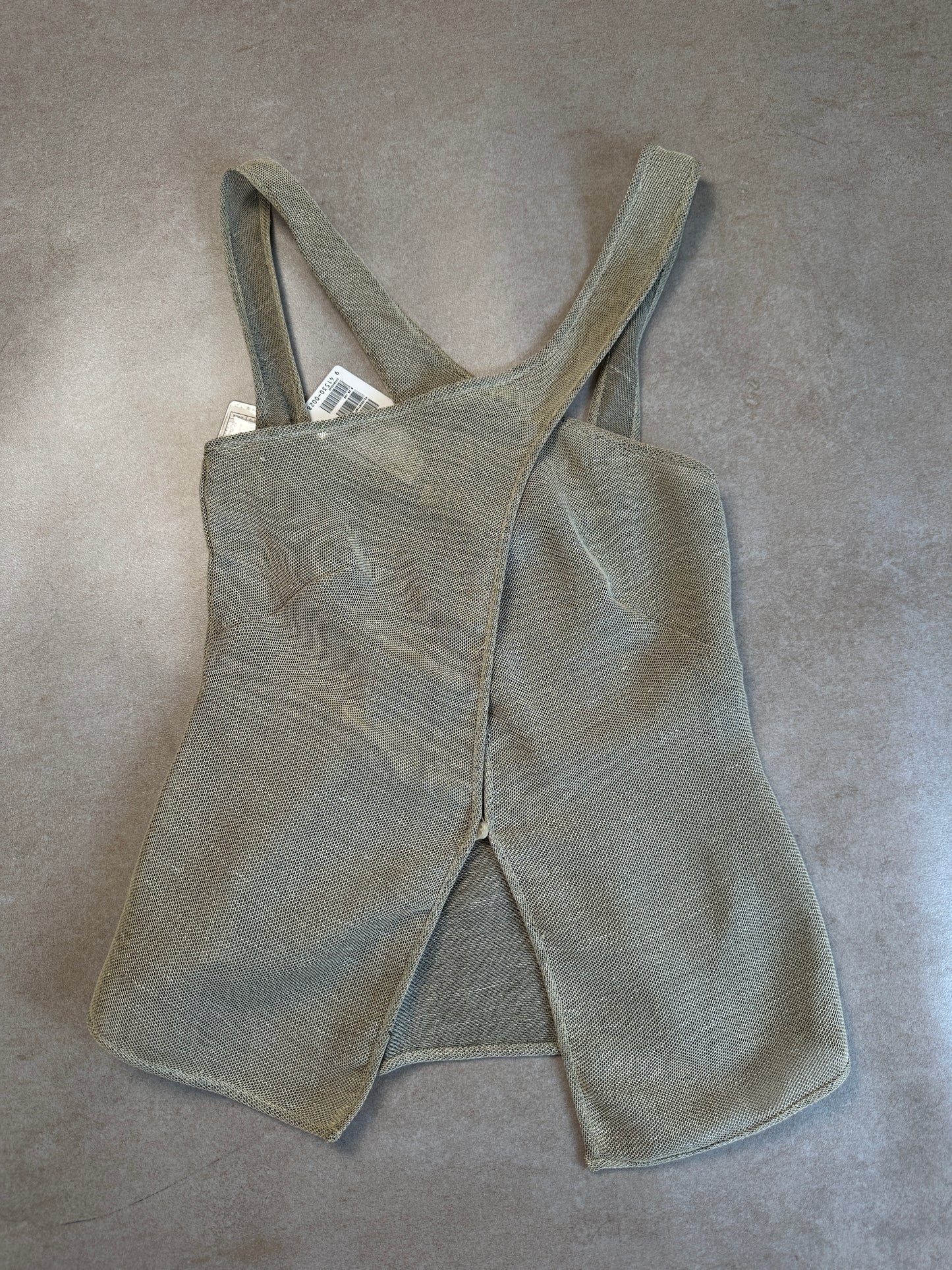 90s kriza linen vest