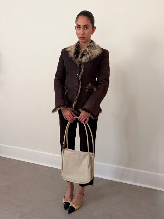 gucci fall 1997 suede bag