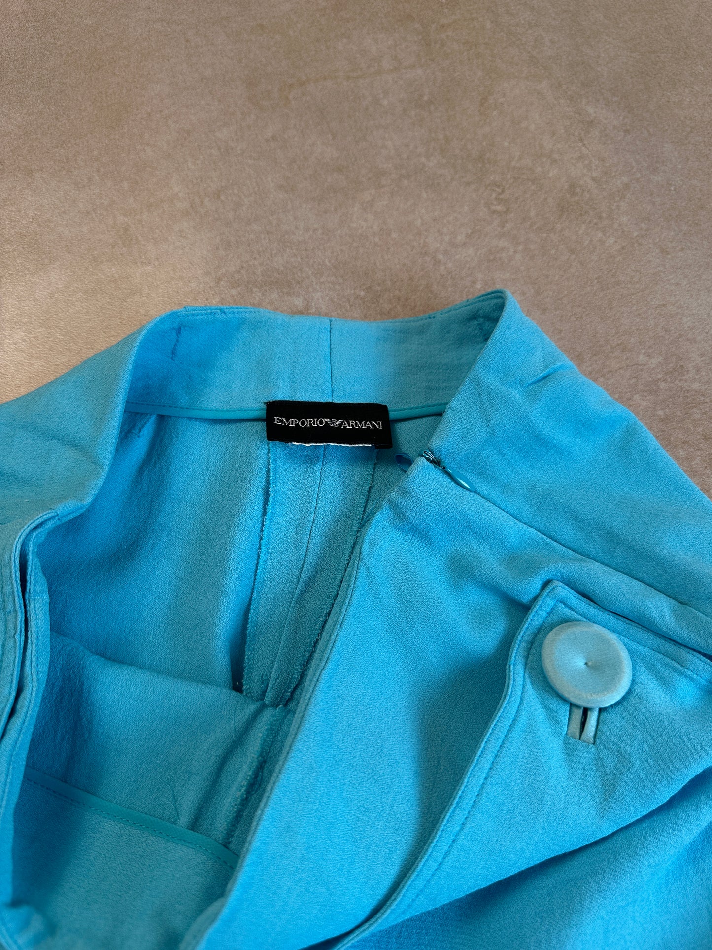90s emporio armani side-zip pants