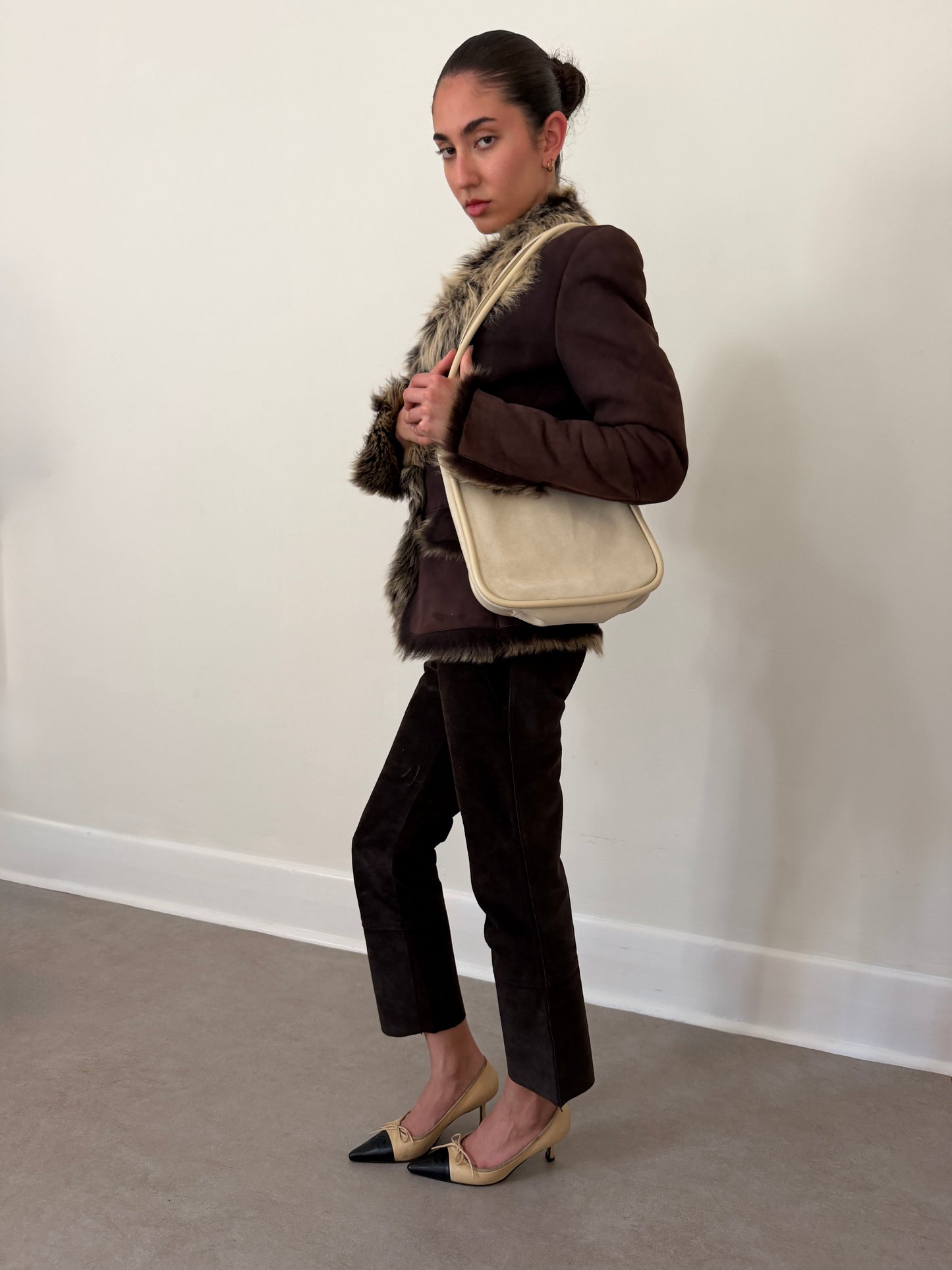 gucci fall 1997 suede bag