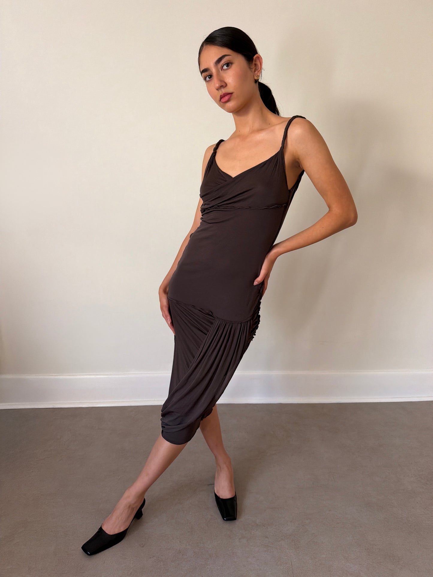 gucci fall winter 2002 by tom ford knot dress