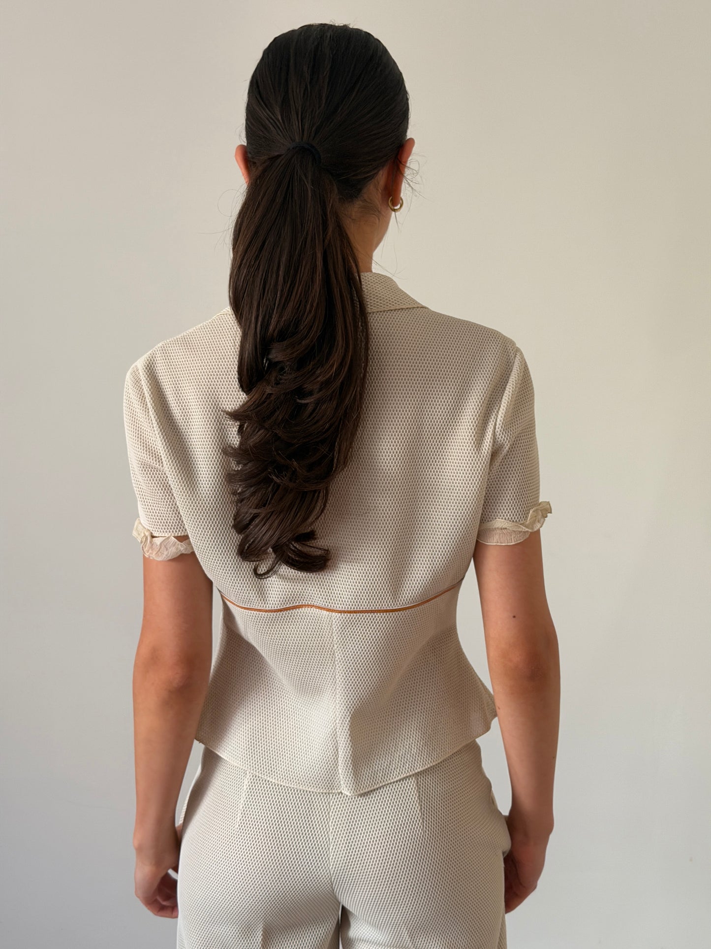 prada spring summer 2000 bow blouse