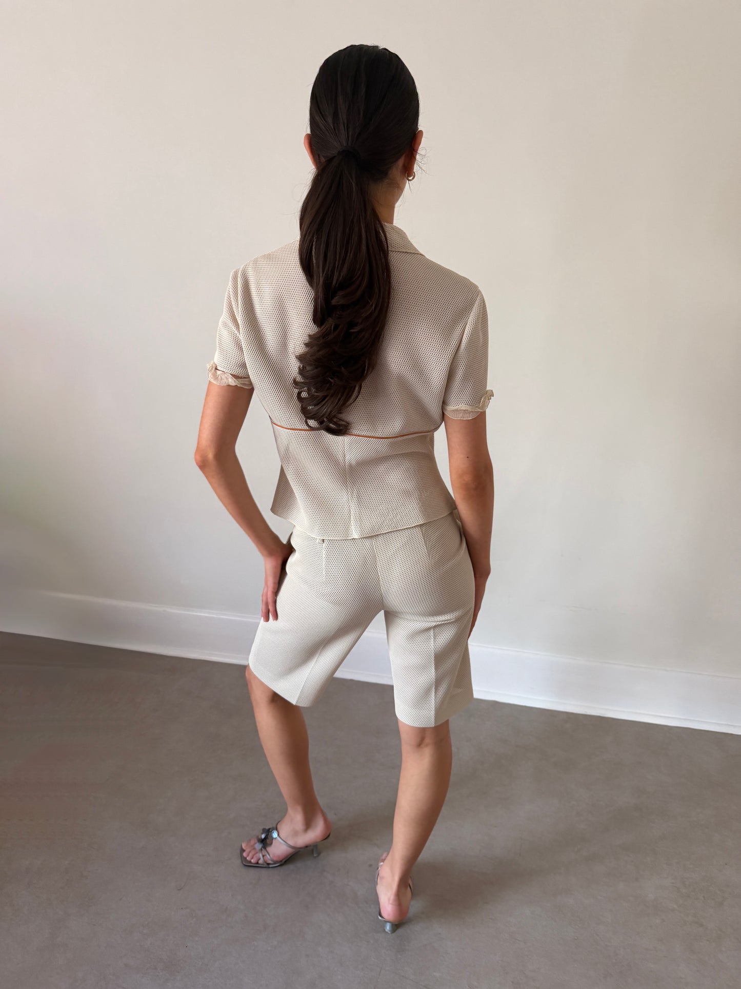 prada spring summer 2000 bow blouse