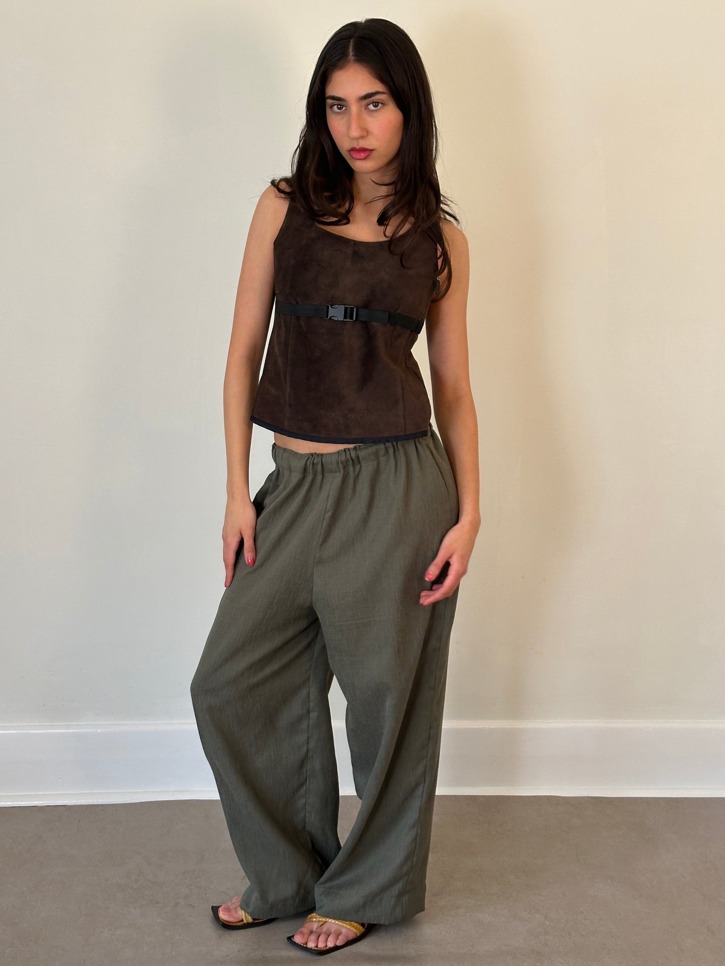 (permanent collection) miu miu ss 1999 suede vest
