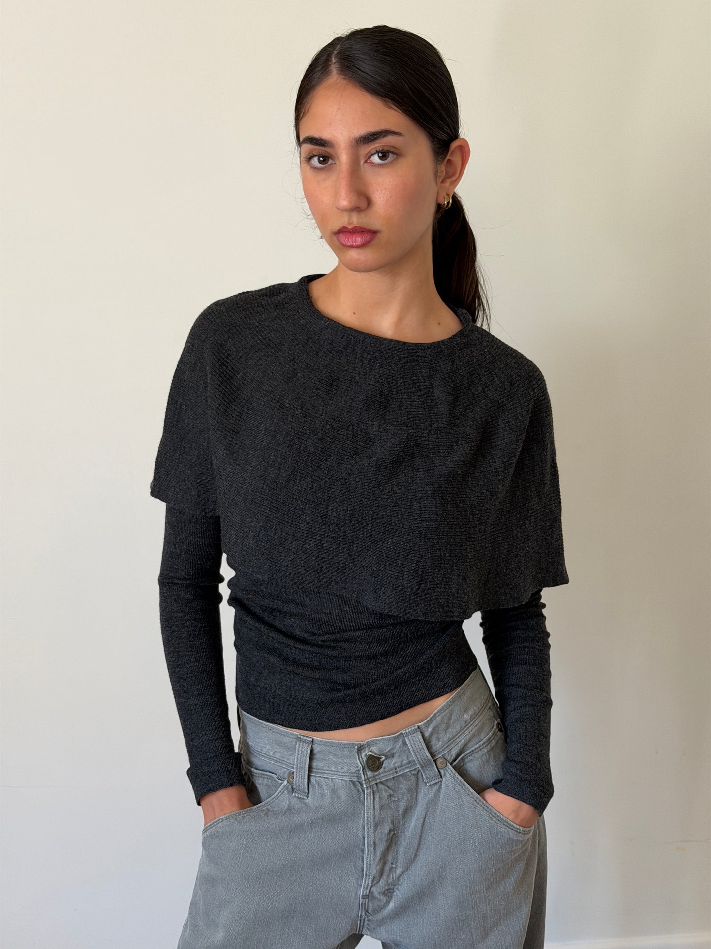 prada 90s layered knit