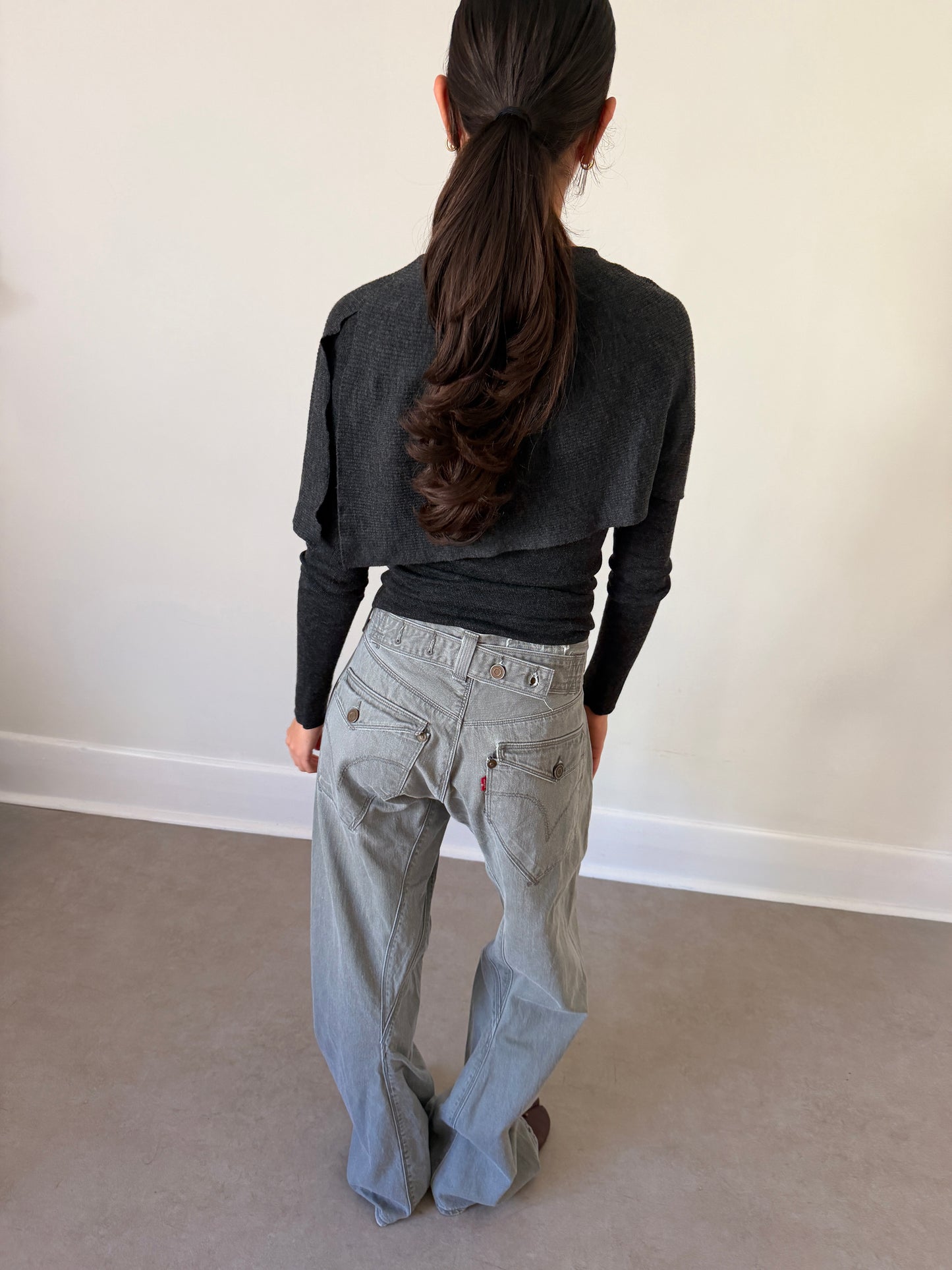 prada 90s layered knit