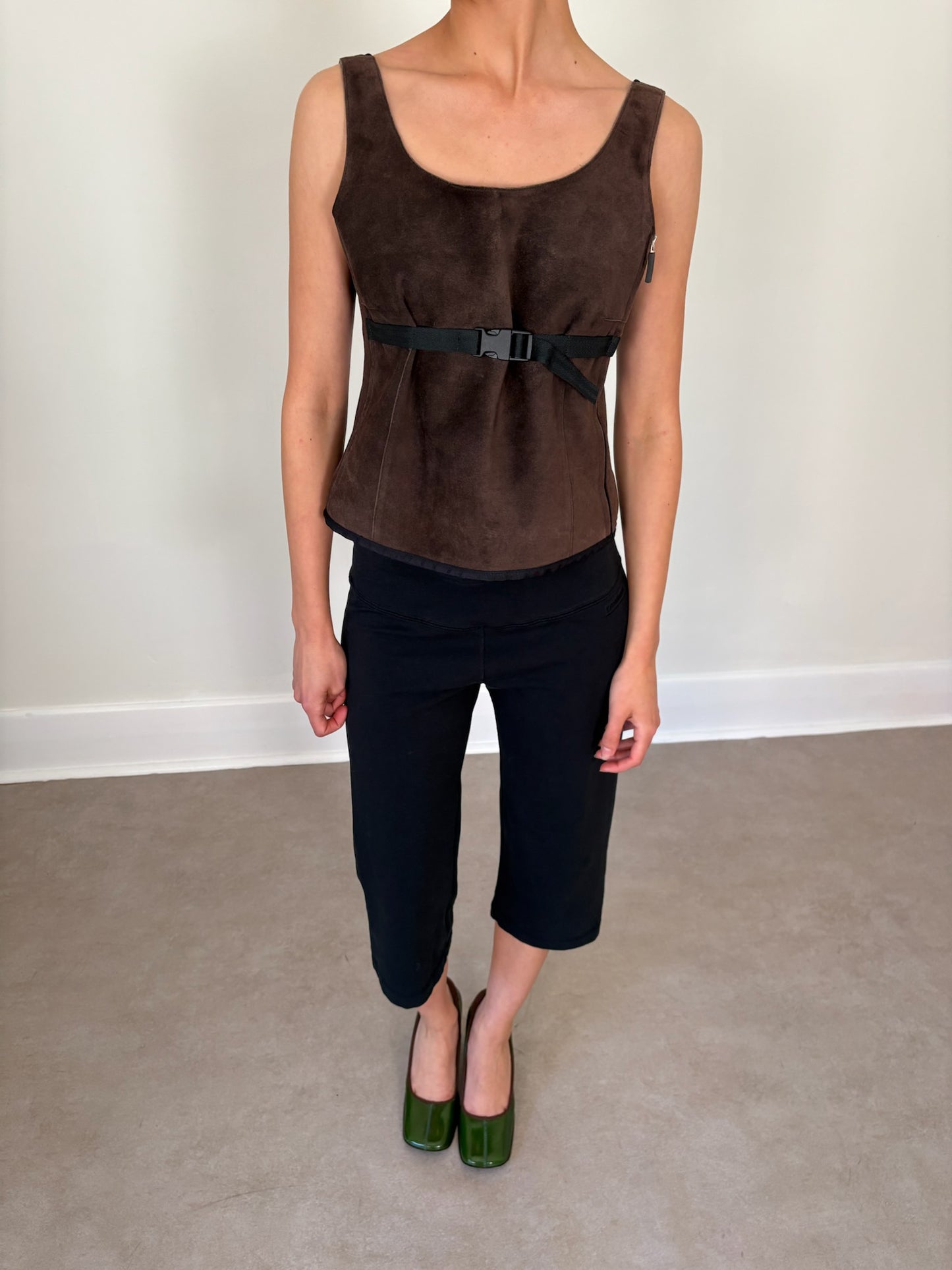 (permanent collection) miu miu ss 1999 suede vest