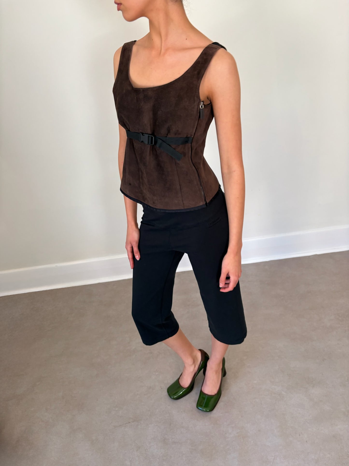 (permanent collection) miu miu ss 1999 suede vest