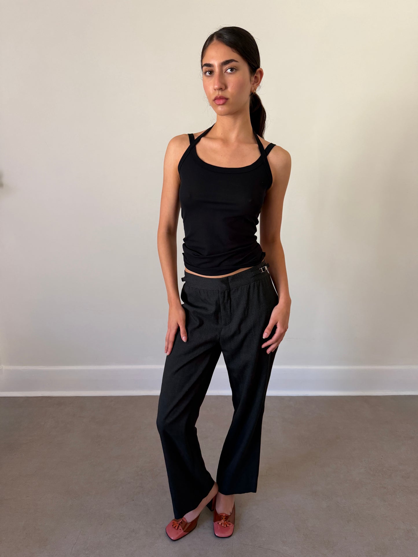 gucci fall winter 1998 buckle slacks