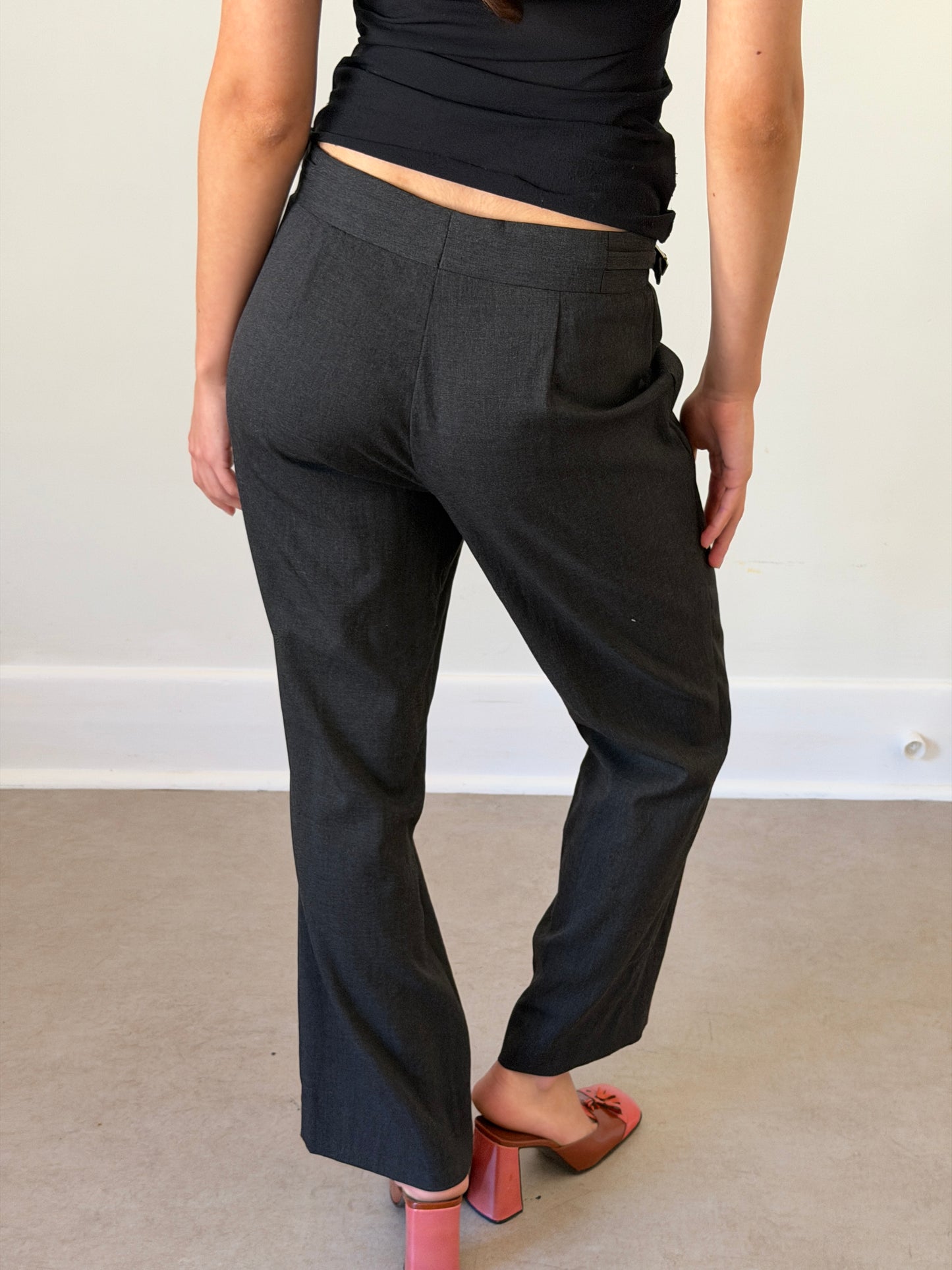 gucci fall winter 1998 buckle slacks