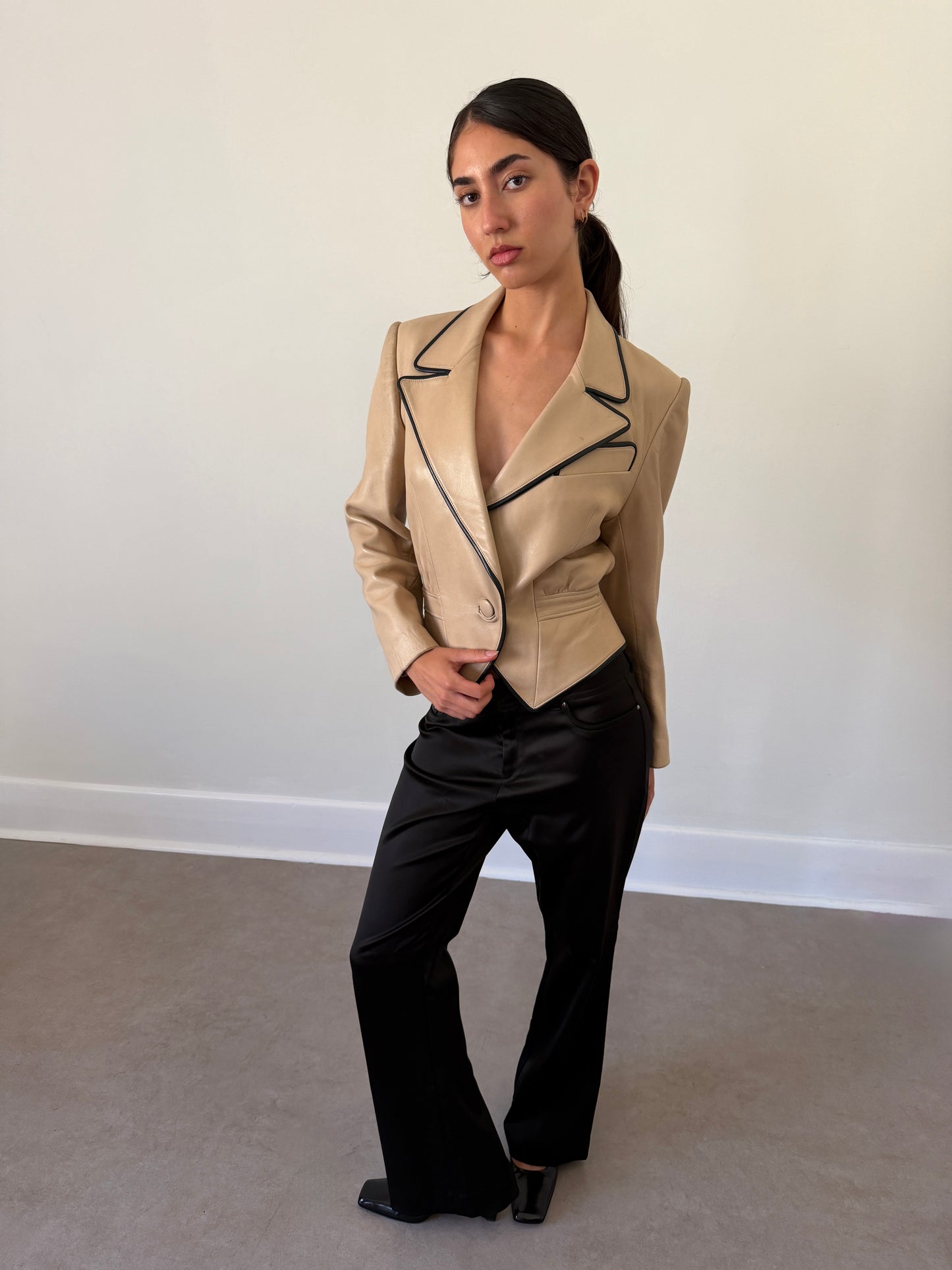 cache 90s satin pants