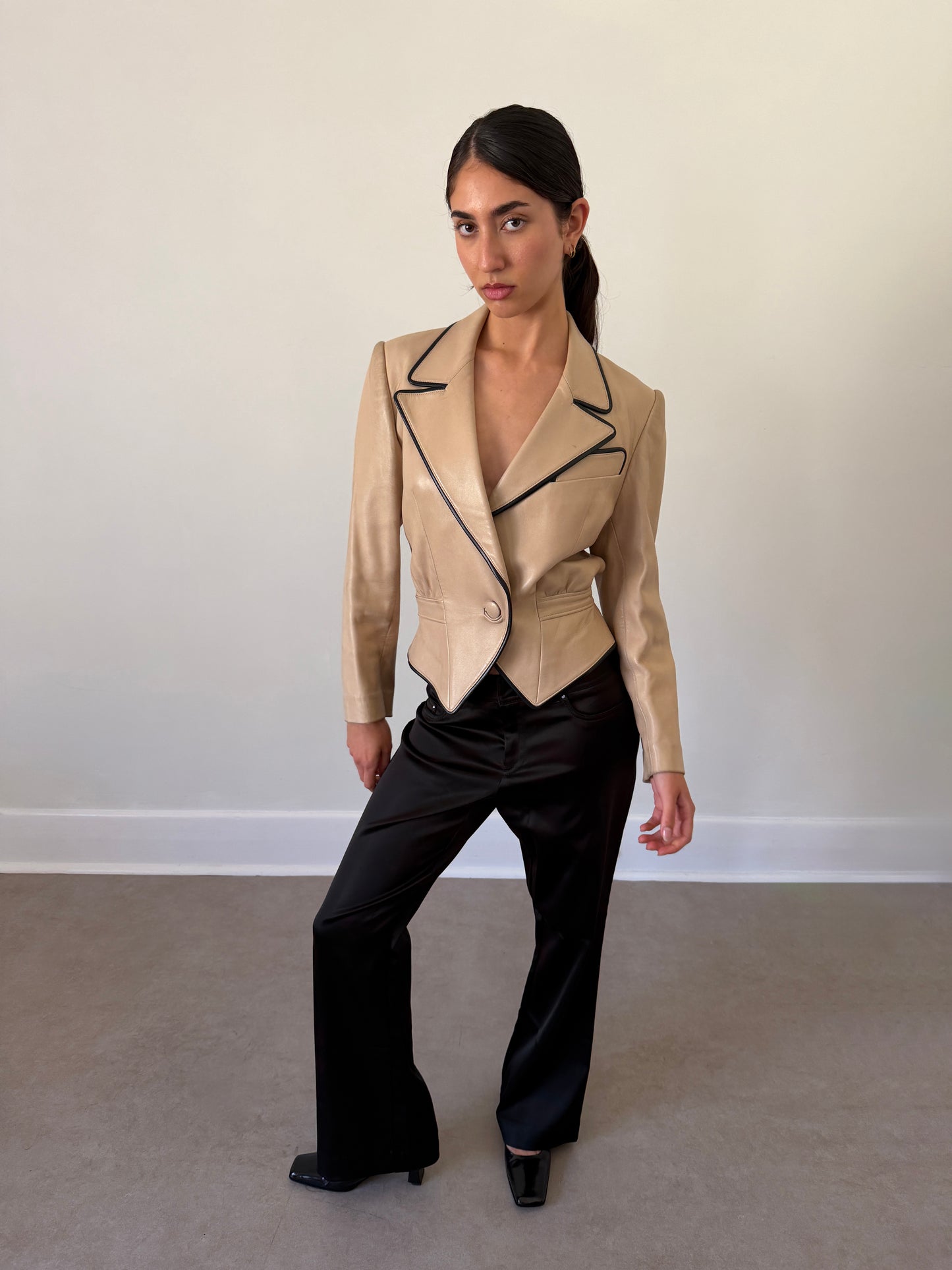 cache 90s satin pants