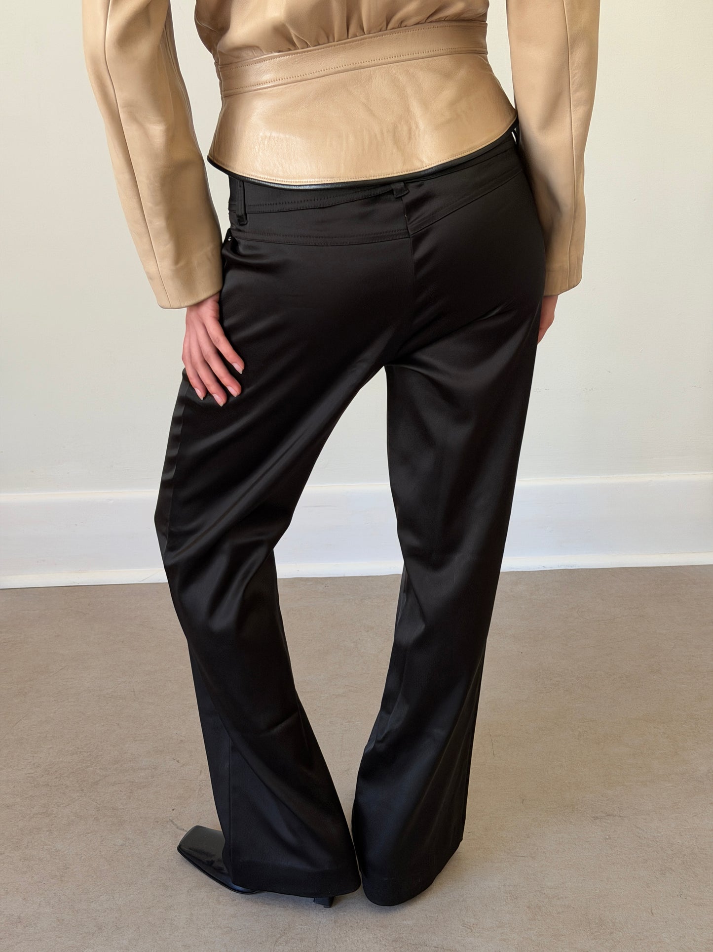 cache 90s satin pants