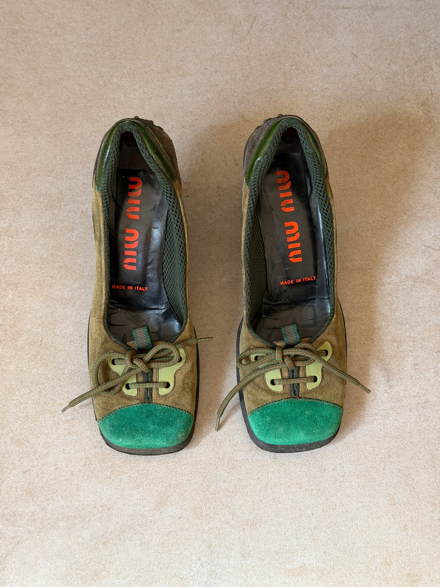 miu miu fall winter 1999 butterfly bubble sole heels