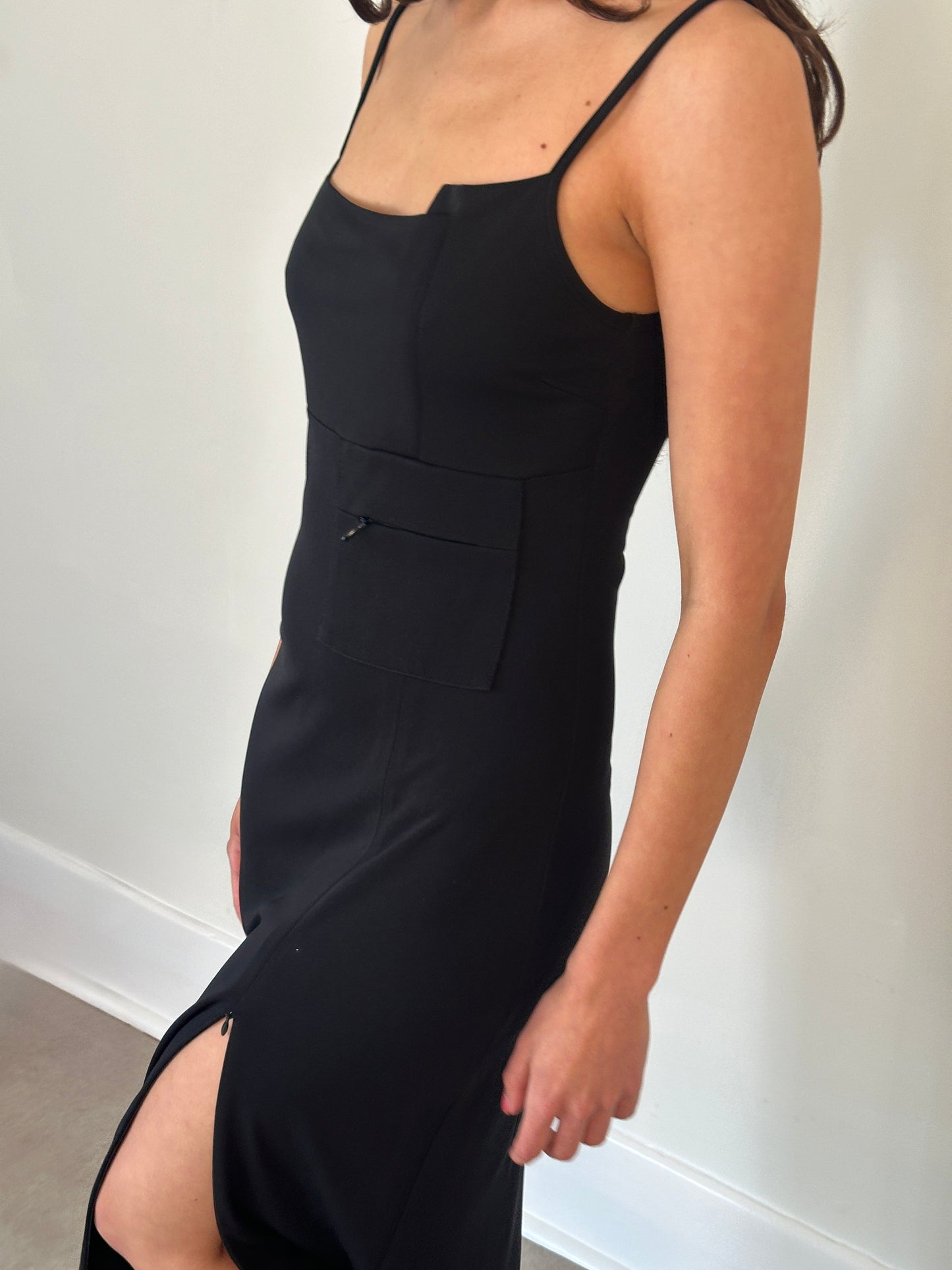 90s vintage utility evening dress