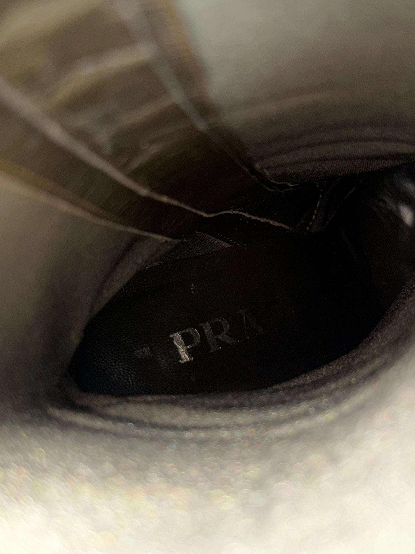 prada fw 1999 brown long boots