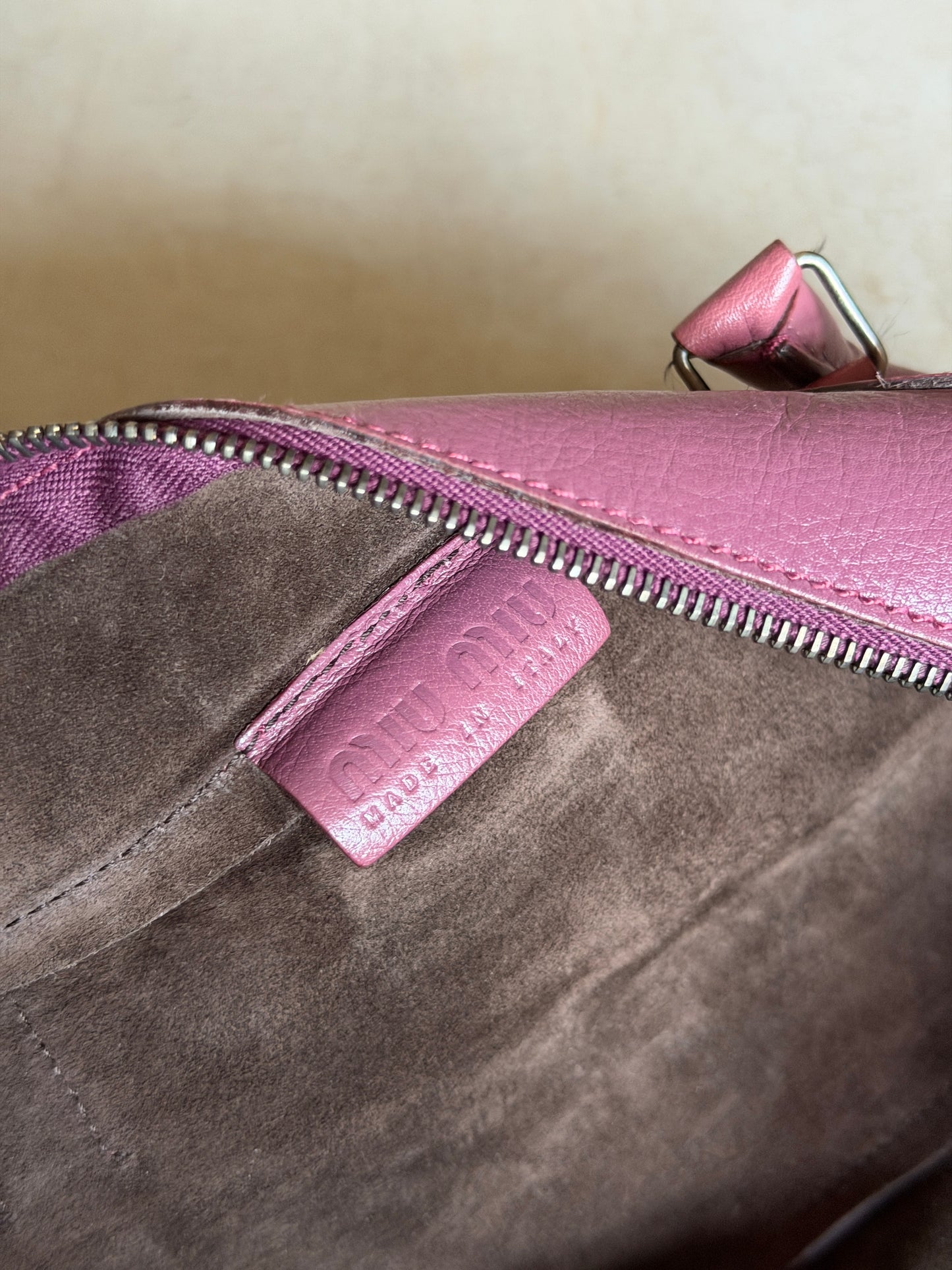 miu miu 90s rose bag