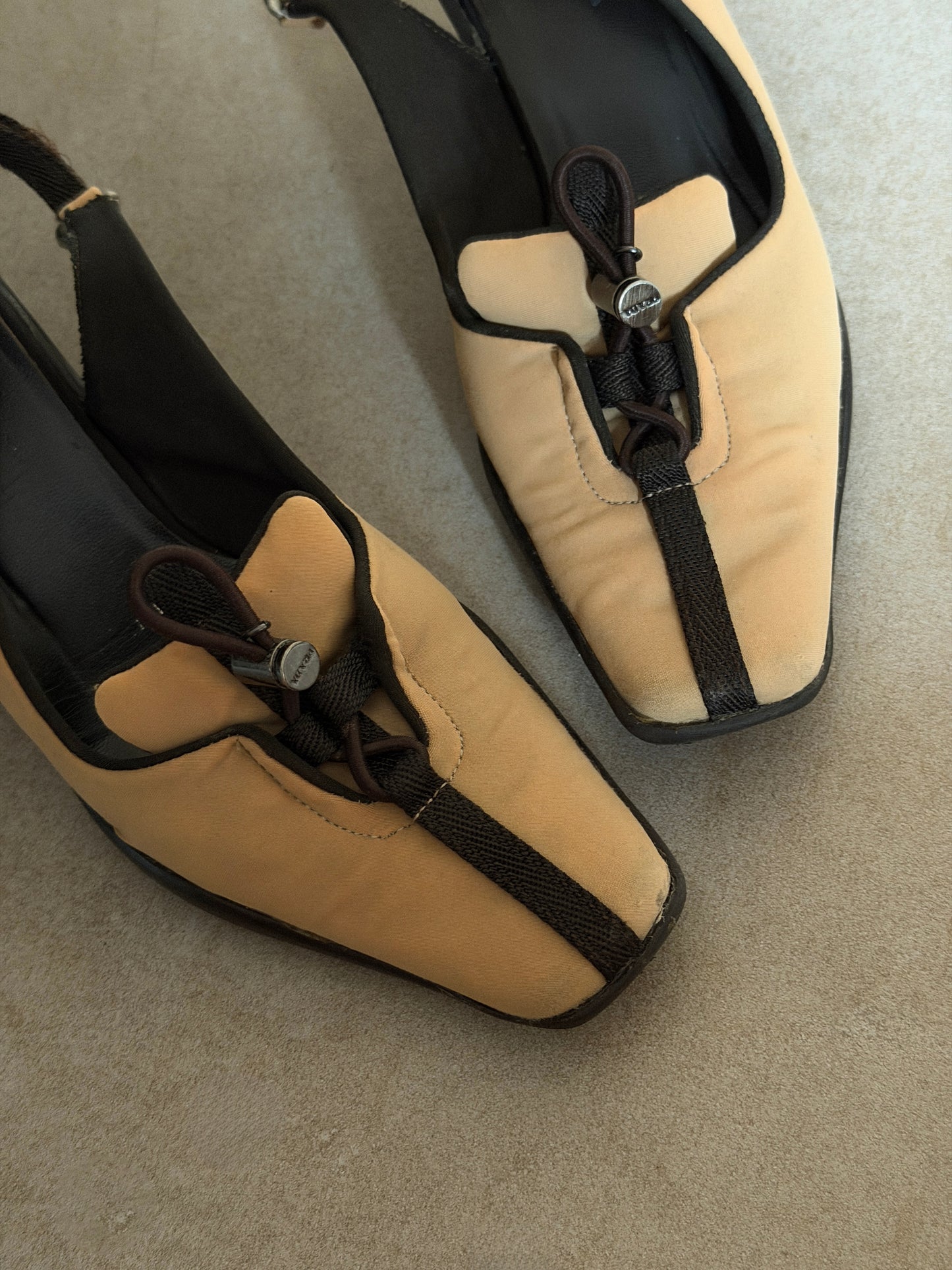 prada fall winter 1999 slingback heels