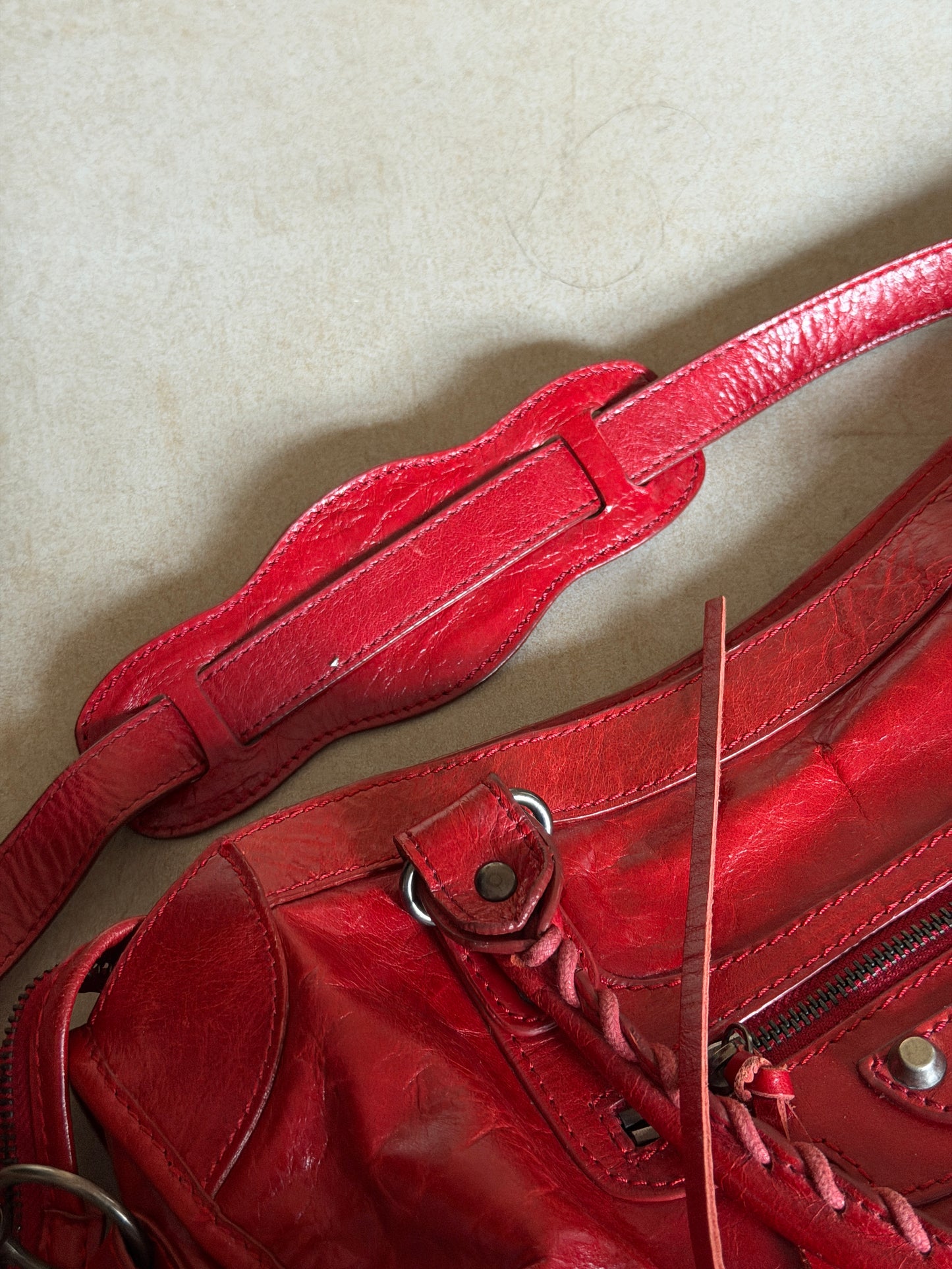 genuine leather city bag