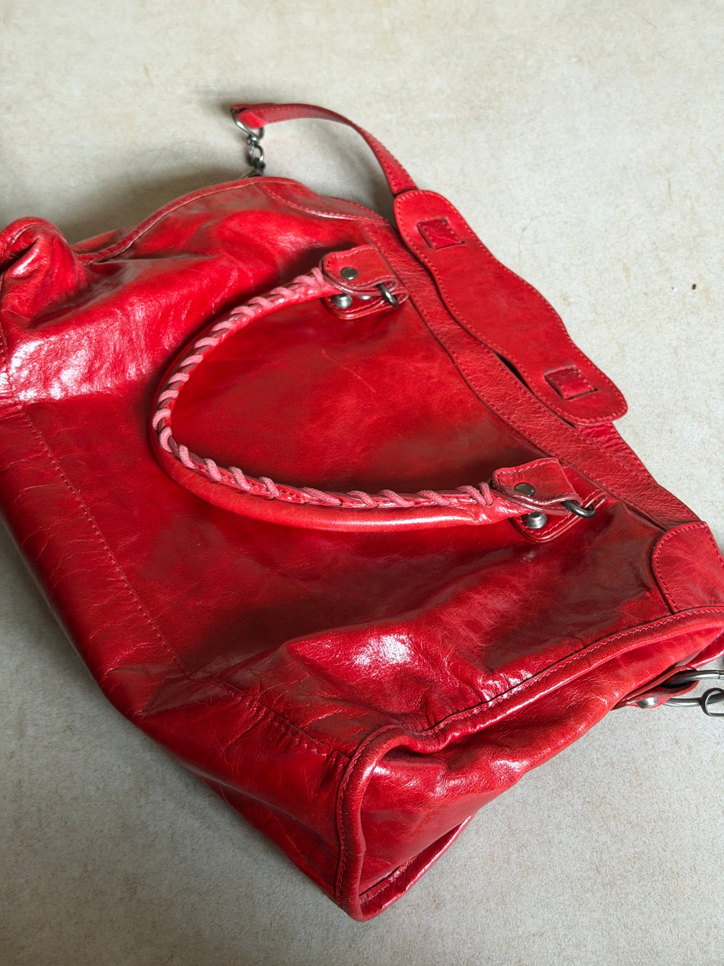 genuine leather city bag