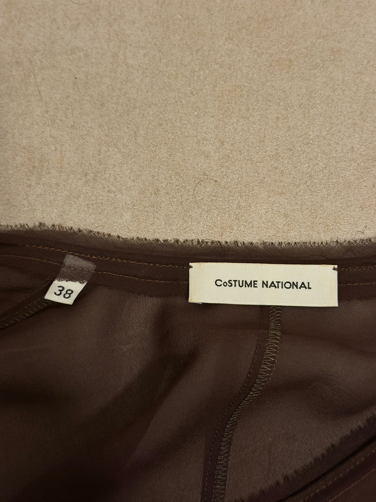 costume national 90s silk dress