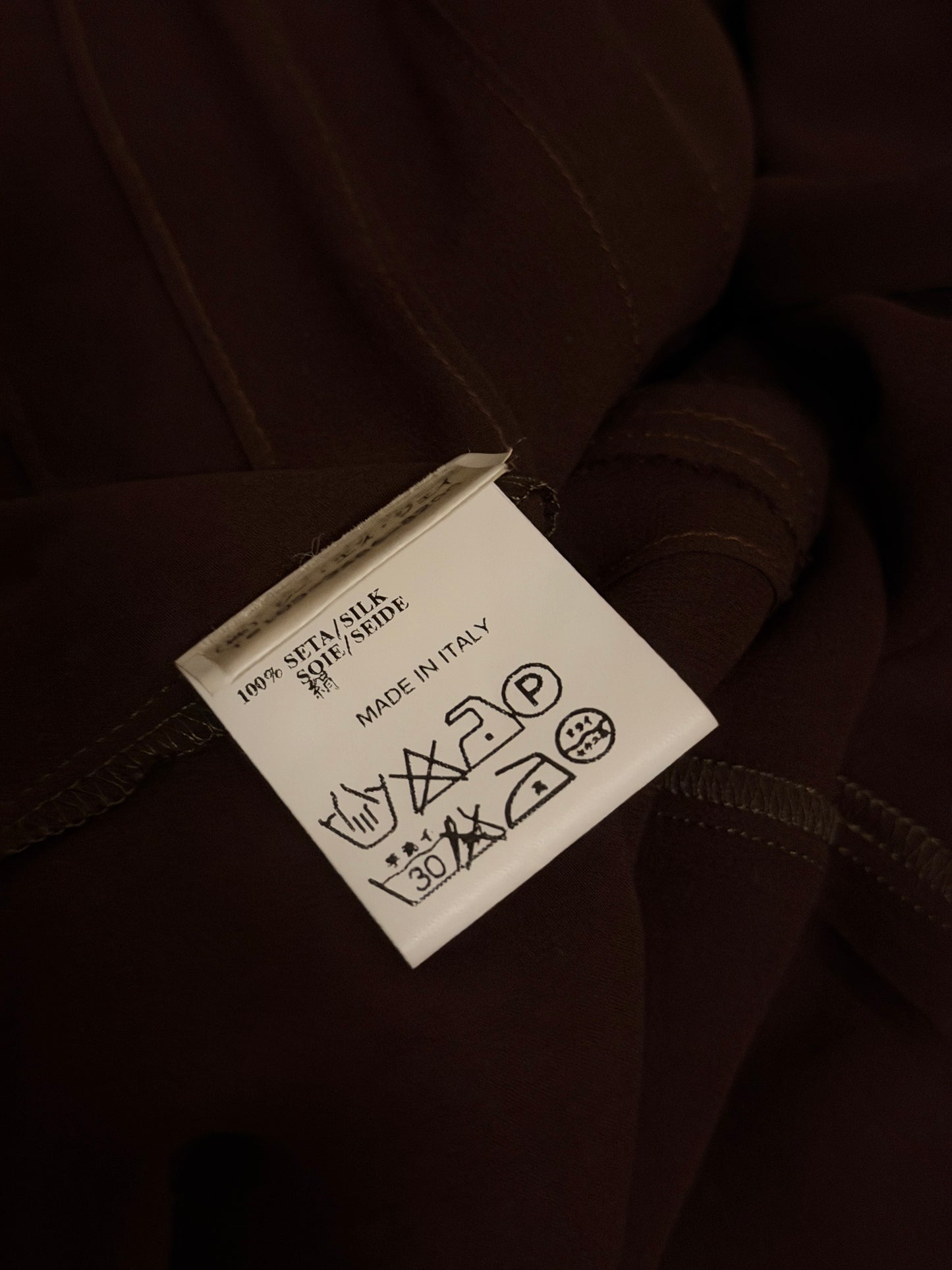 costume national 90s silk dress