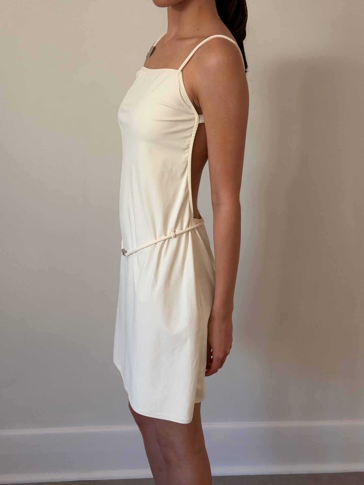 fendi fall 2001 by karl lagerfeld open back dress