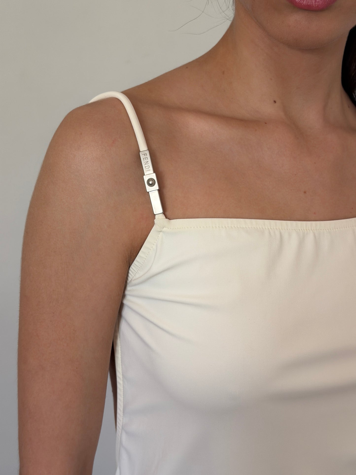 fendi fall 2001 by karl lagerfeld open back dress