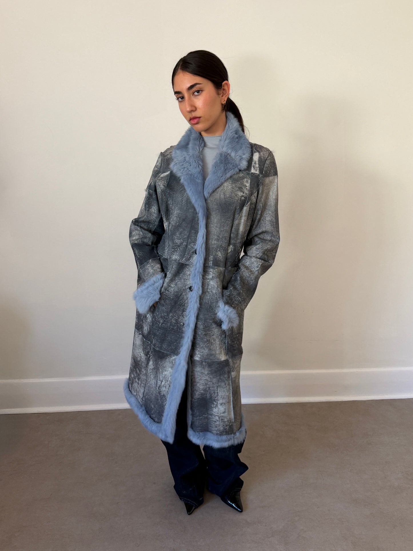 amaya arzuaga 90s fur coat