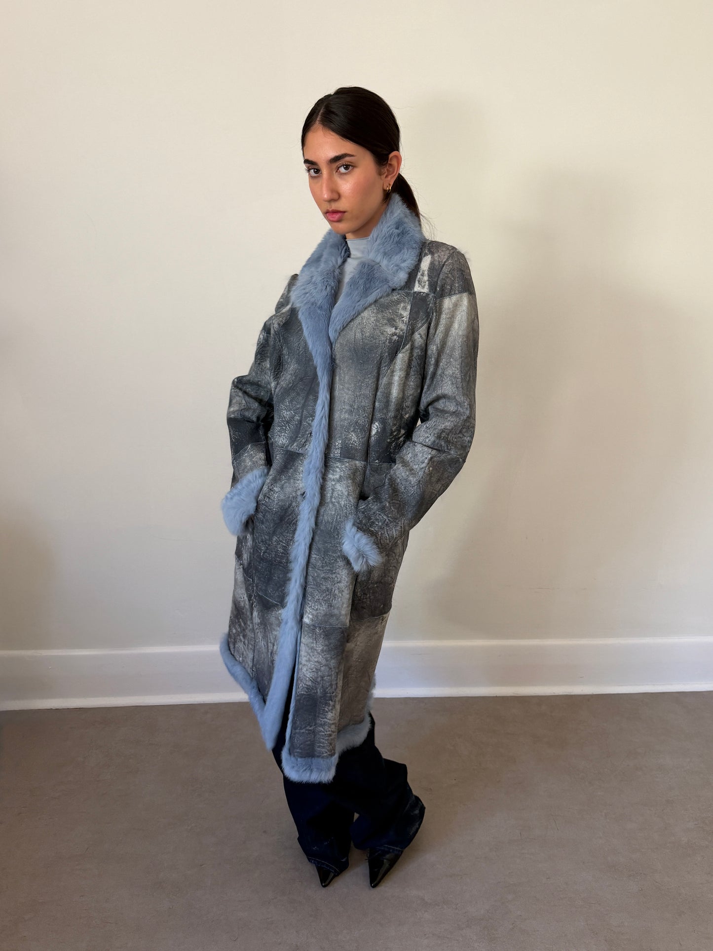 amaya arzuaga 90s fur coat