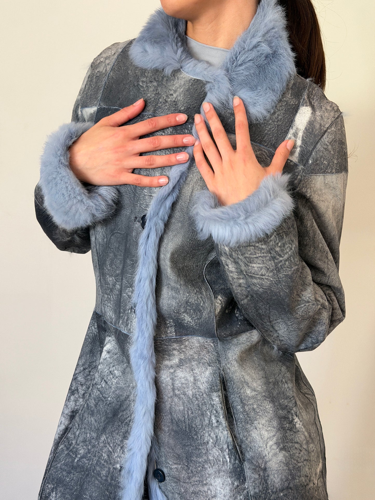 amaya arzuaga 90s fur coat