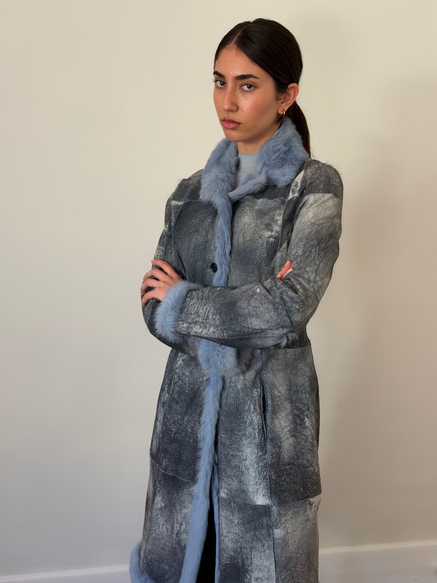 amaya arzuaga 90s fur coat