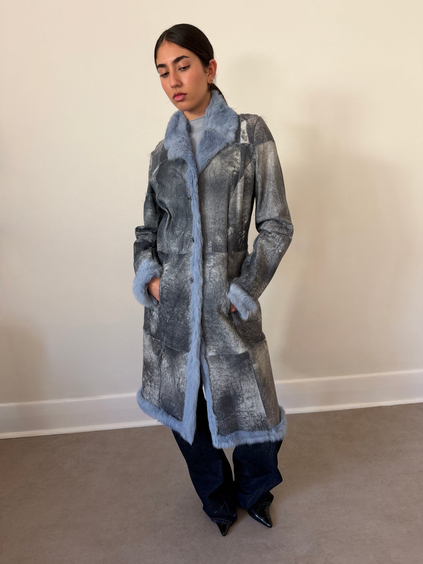 amaya arzuaga 90s fur coat