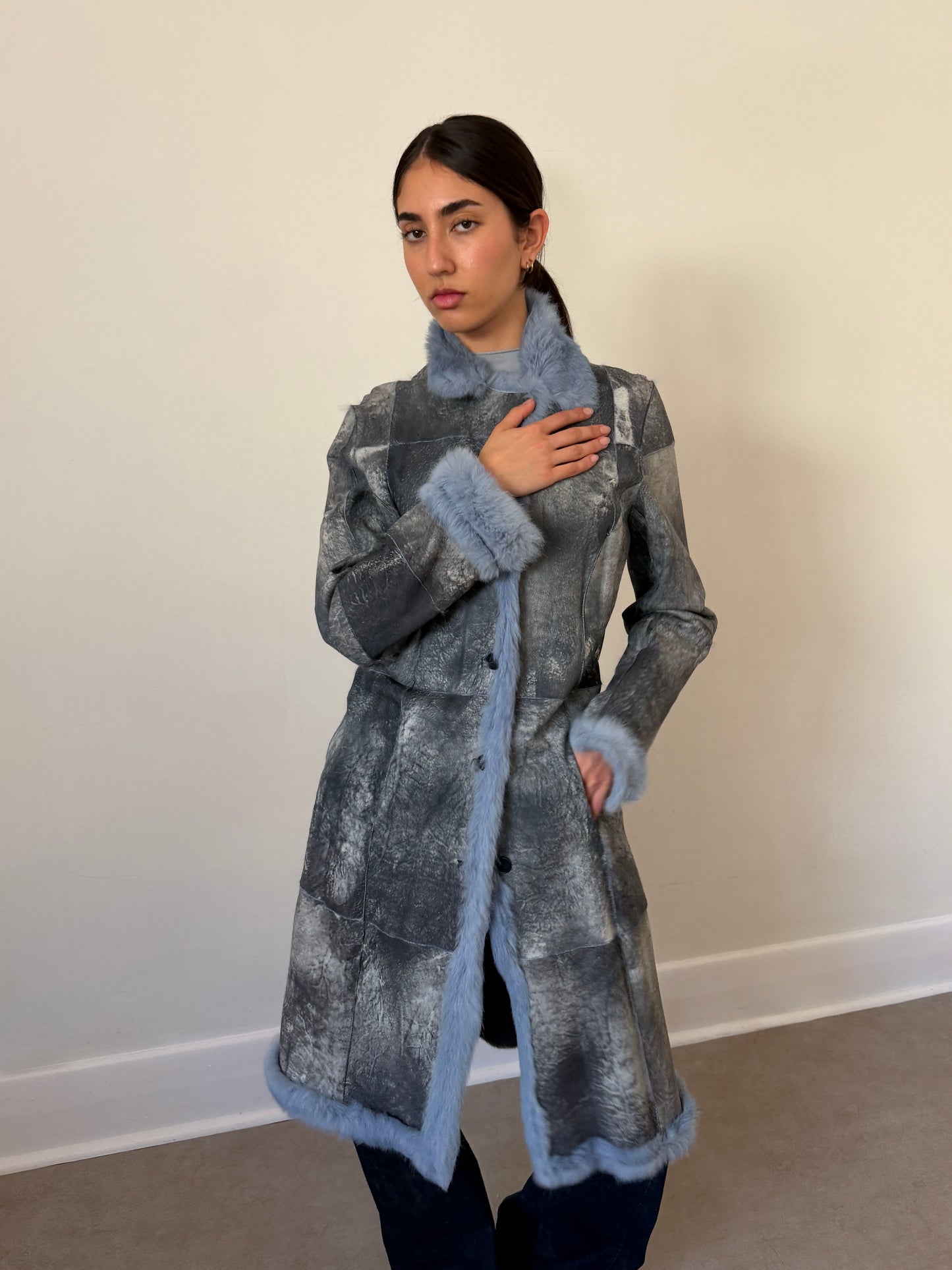 amaya arzuaga 90s fur coat