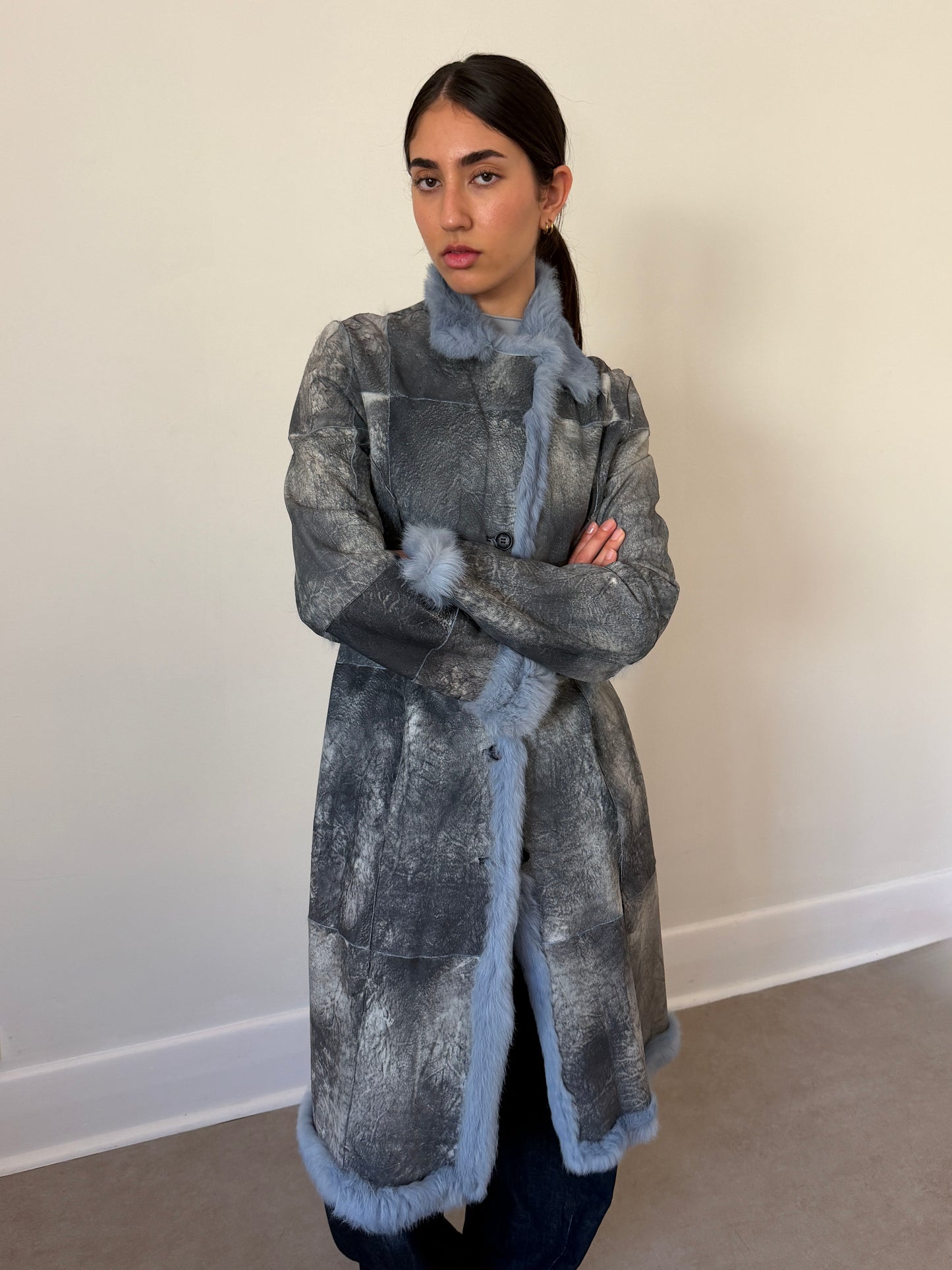 amaya arzuaga 90s fur coat