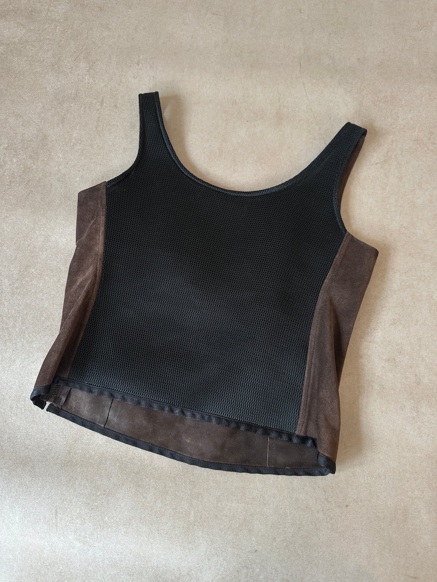 (permanent collection) miu miu ss 1999 suede vest