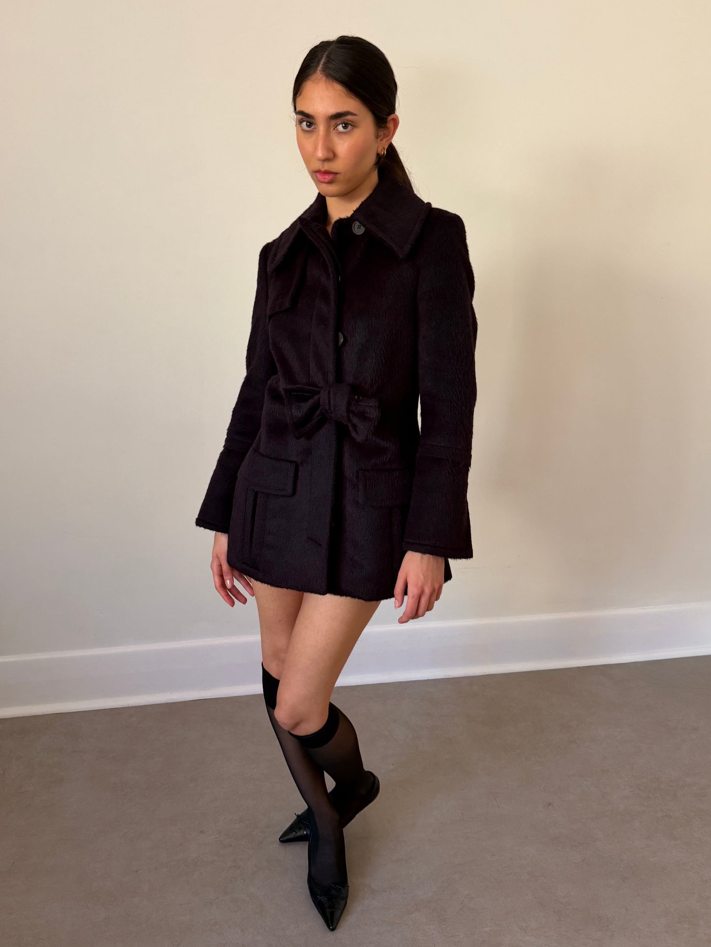 gucci fall 2004 by tom ford alpaca coat