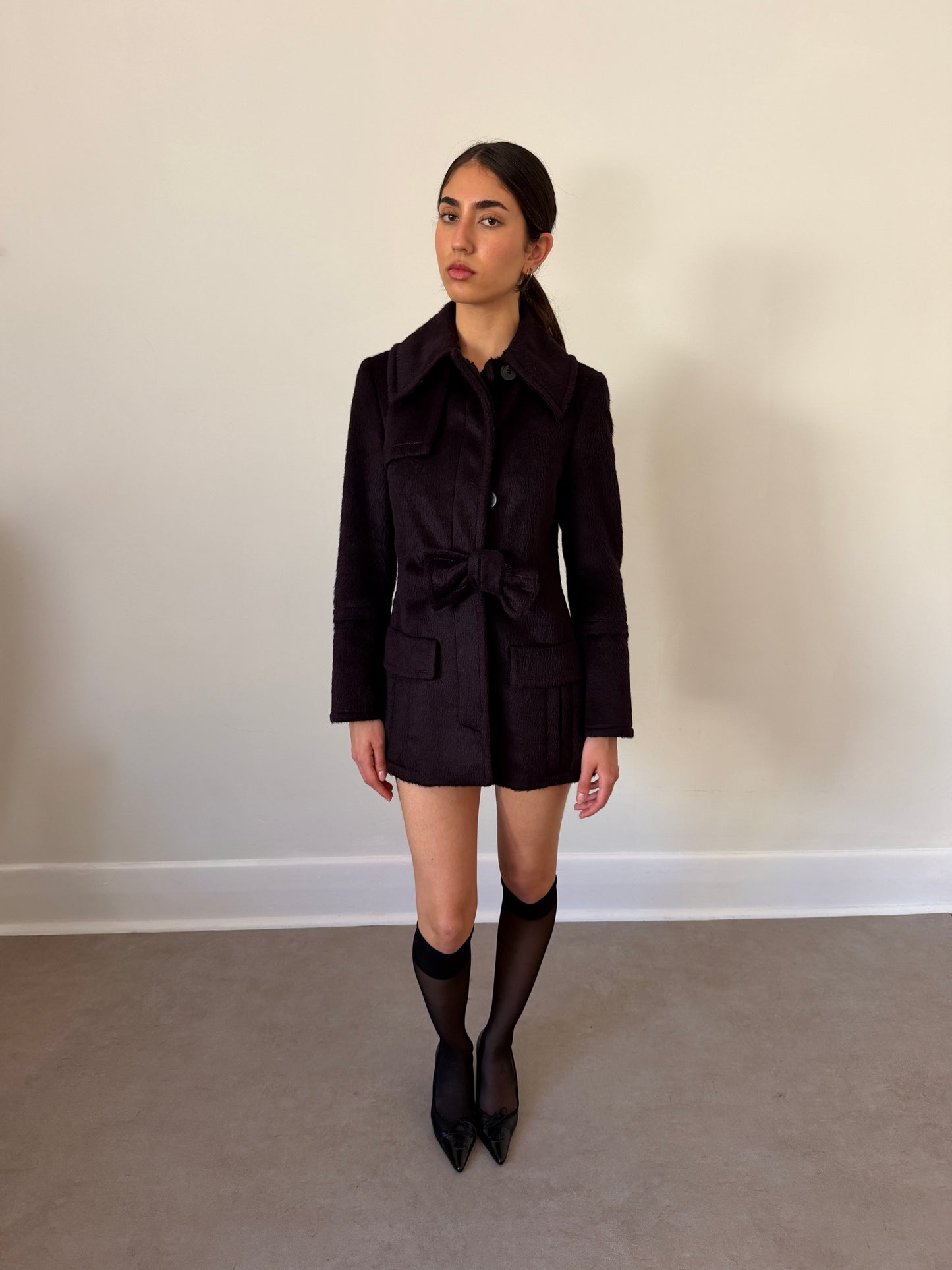 gucci fall 2004 by tom ford alpaca coat