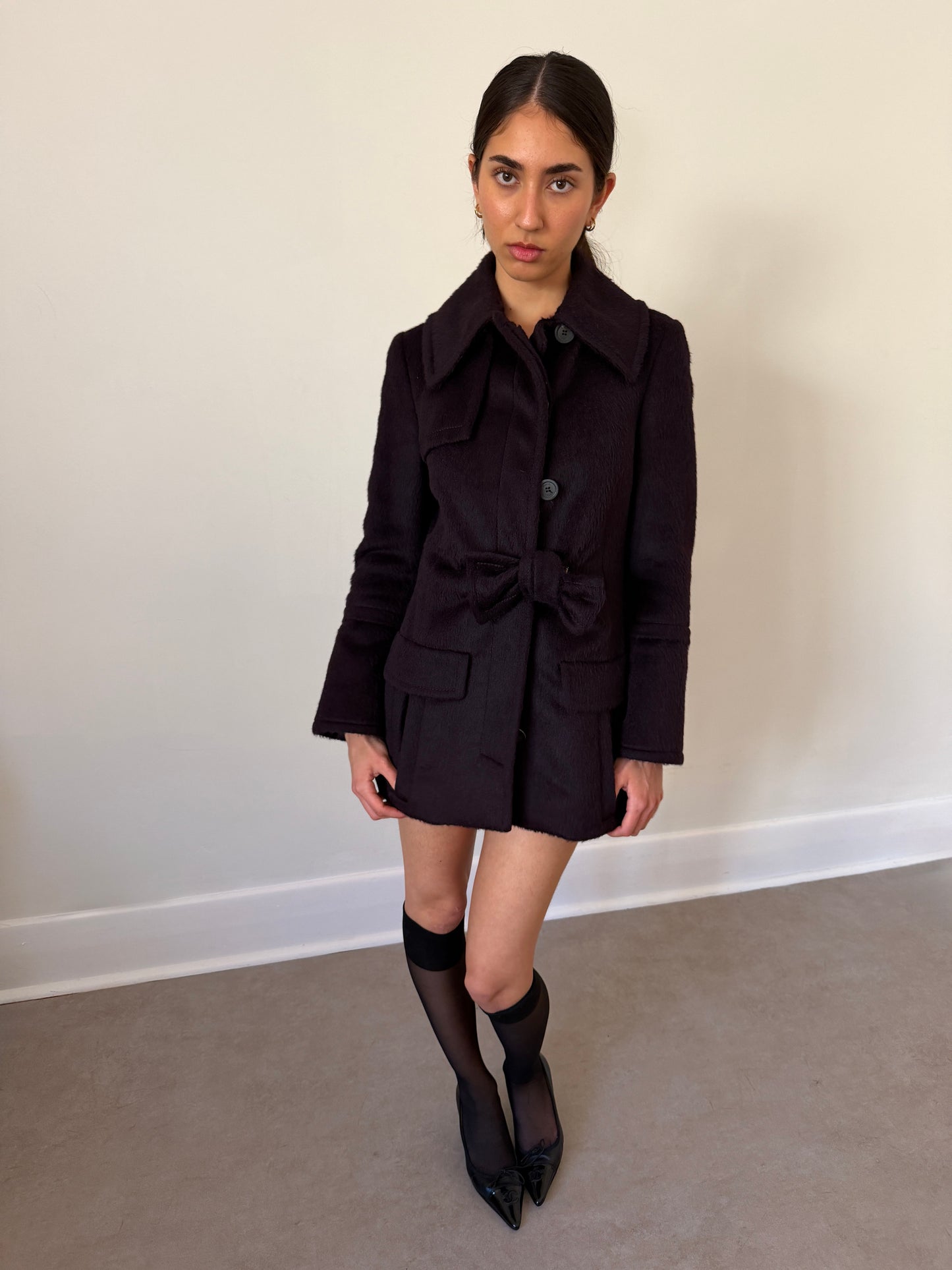gucci fall 2004 by tom ford alpaca coat