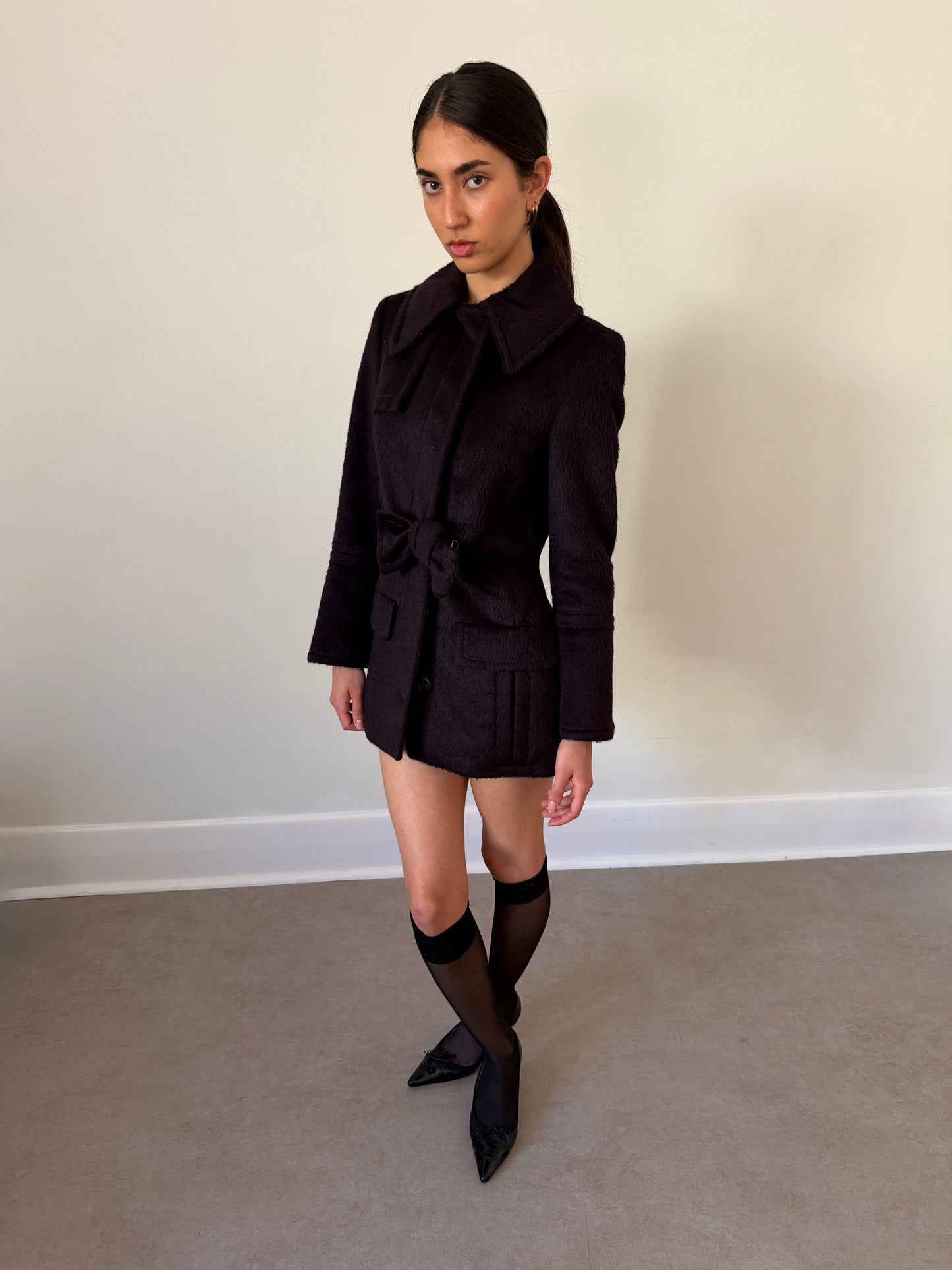 gucci fall 2004 by tom ford alpaca coat
