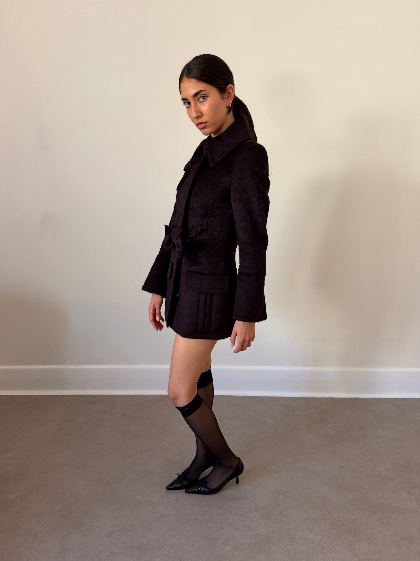 gucci fall 2004 by tom ford alpaca coat