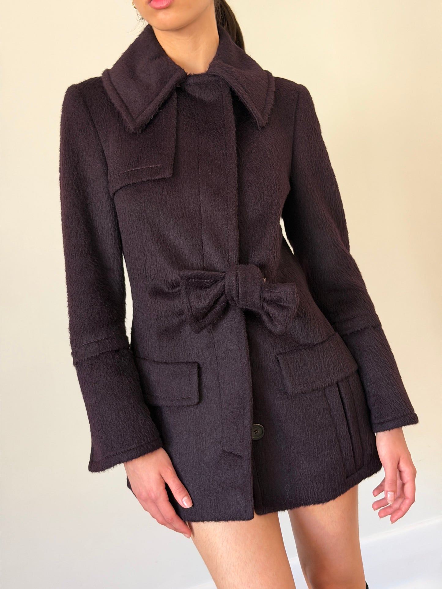 gucci fall 2004 by tom ford alpaca coat