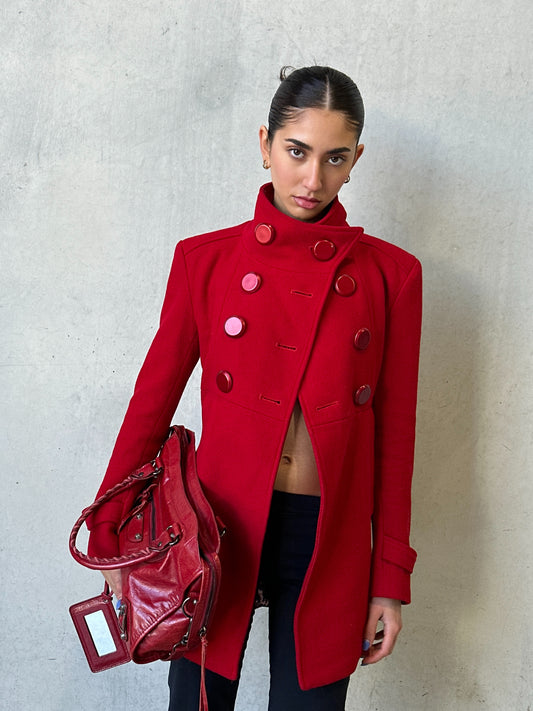 vintage double breasted wool coat