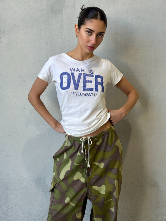 “war is over” vintage tee
