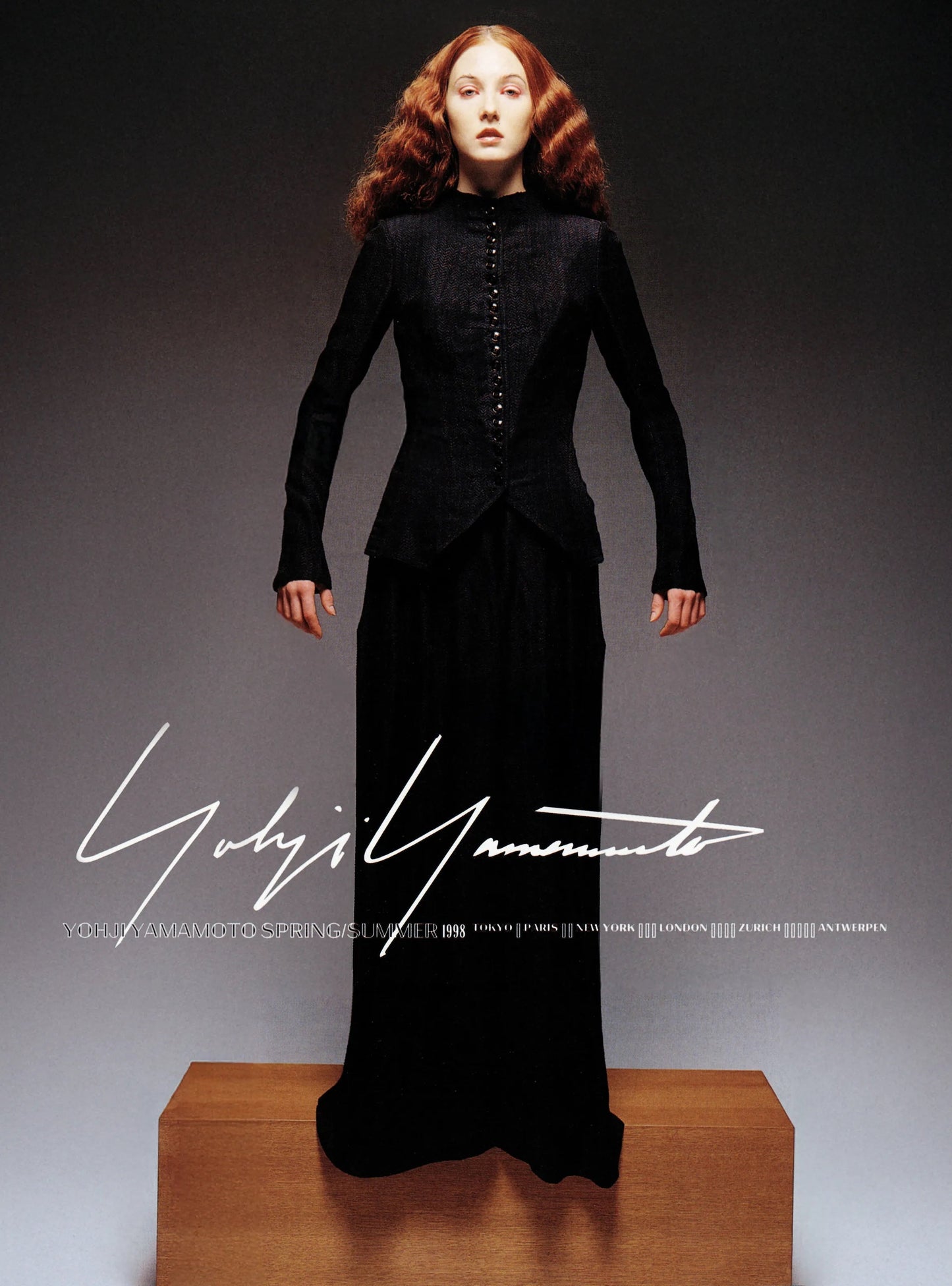 (rare) yohji yamamoto femme spring summer 1998 runway jacket